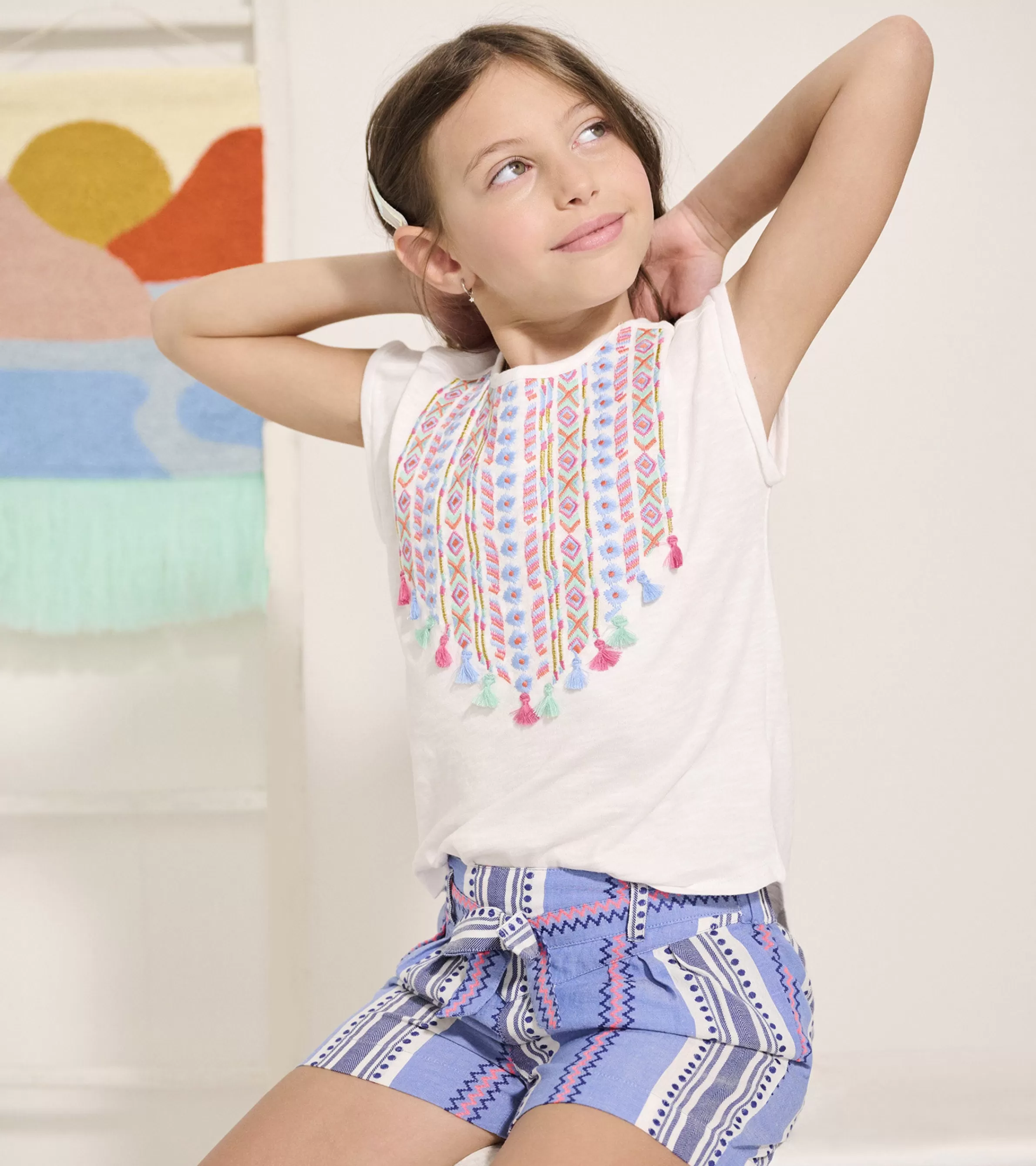 Hatley Tops*Girls Boho Relaxed Relaxed T-Shirt