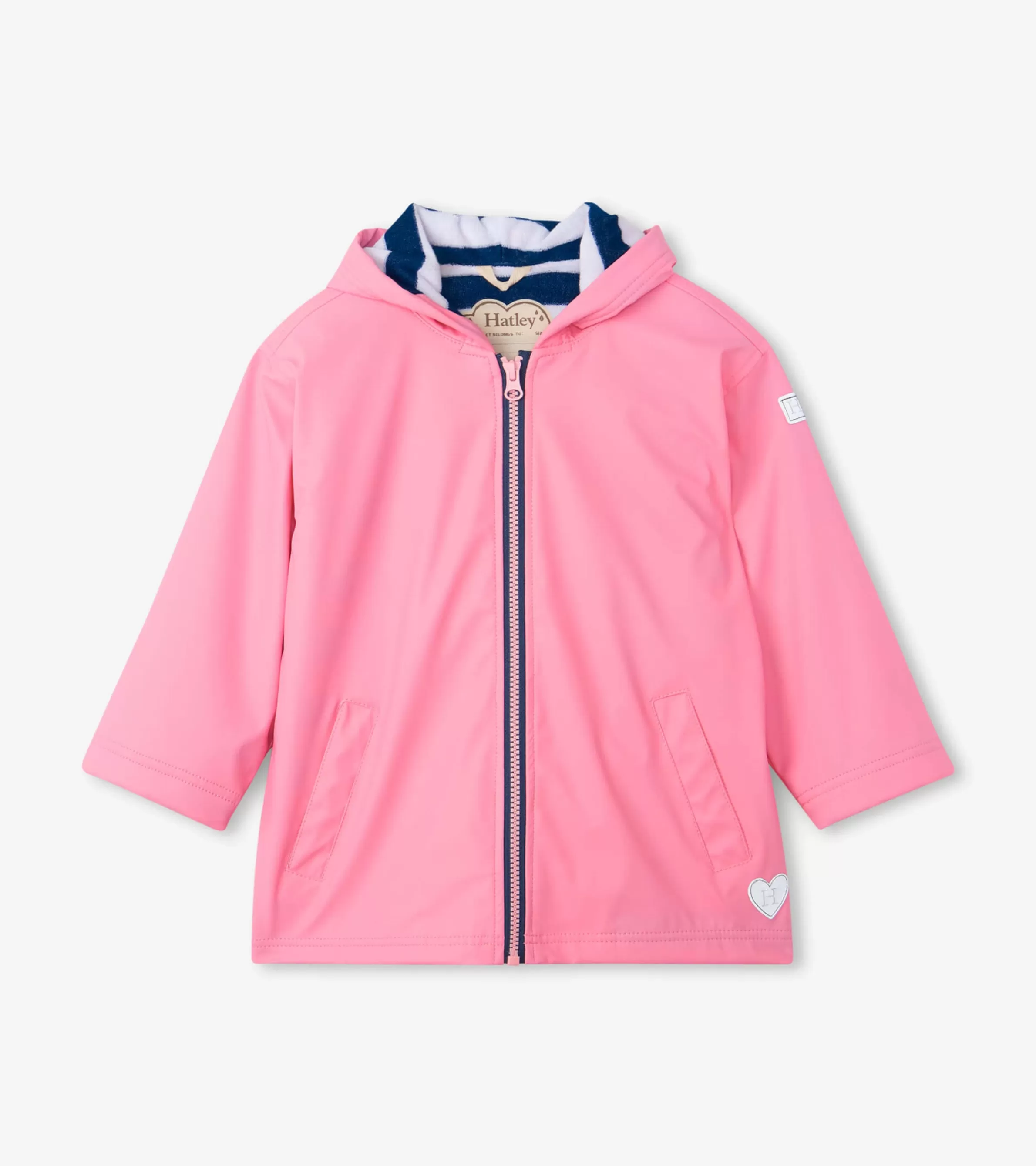 Hatley Rainwear | Rainwear*Girls Classic Pink Zip-Up Rain Jacket