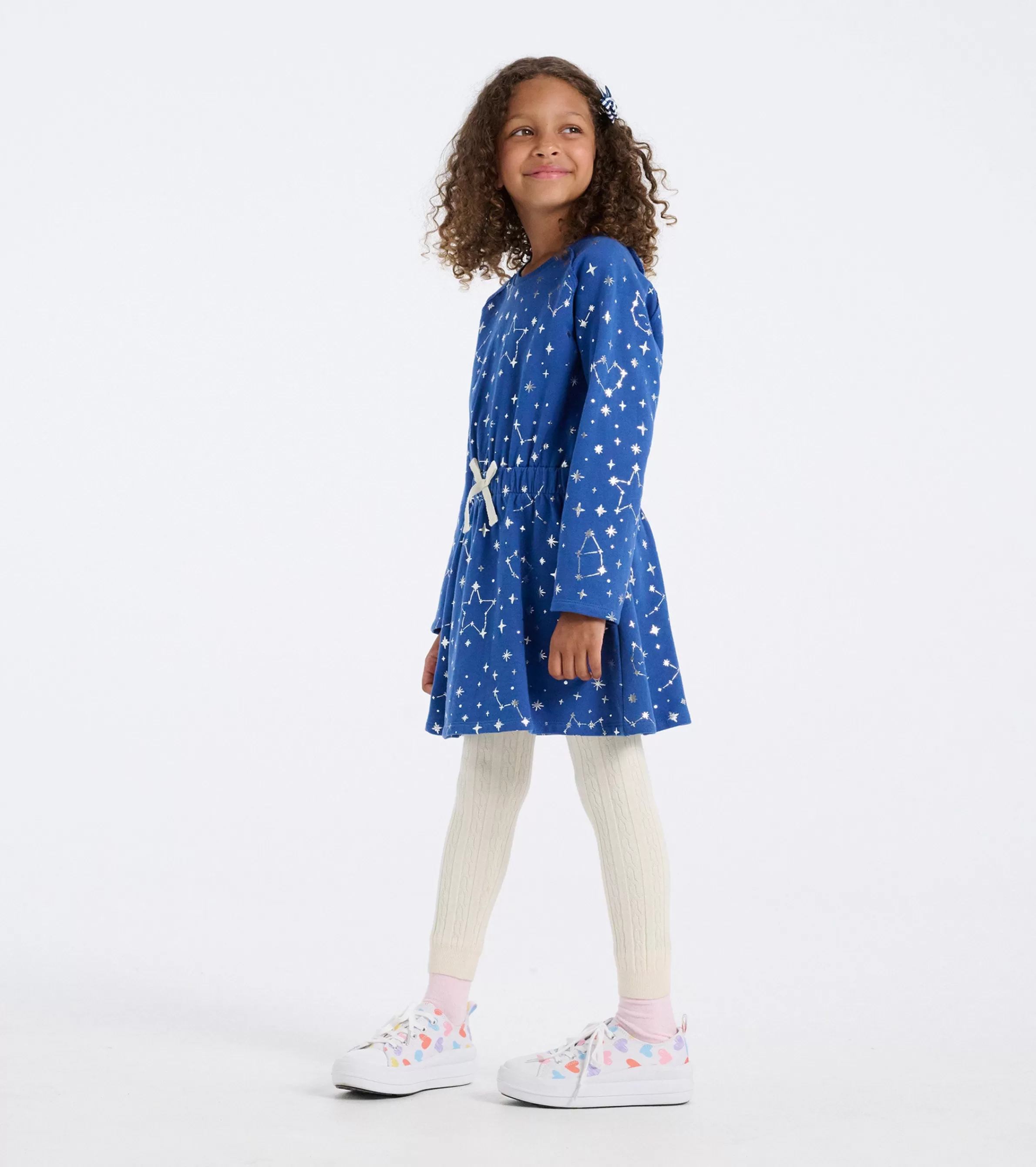 Hatley Dresses*Girls Constellations Waist Terry Dress