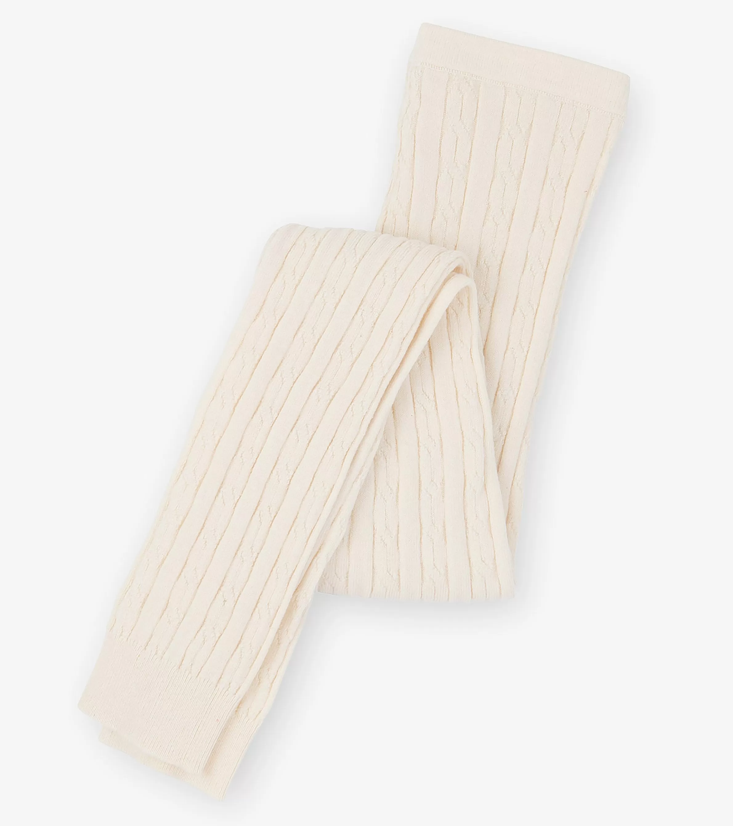 Hatley Bottoms*Girls Cream Cable Knit Tights