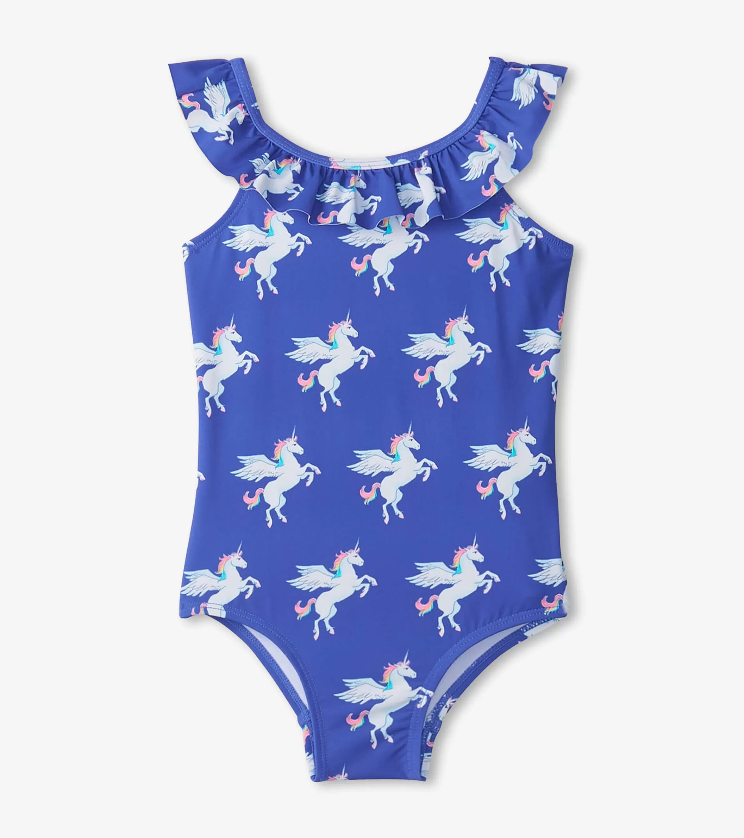 Hatley Swimwear | Swimwear*Girls Dazzling Unicorn Ruffle Sleeve Swimsuit