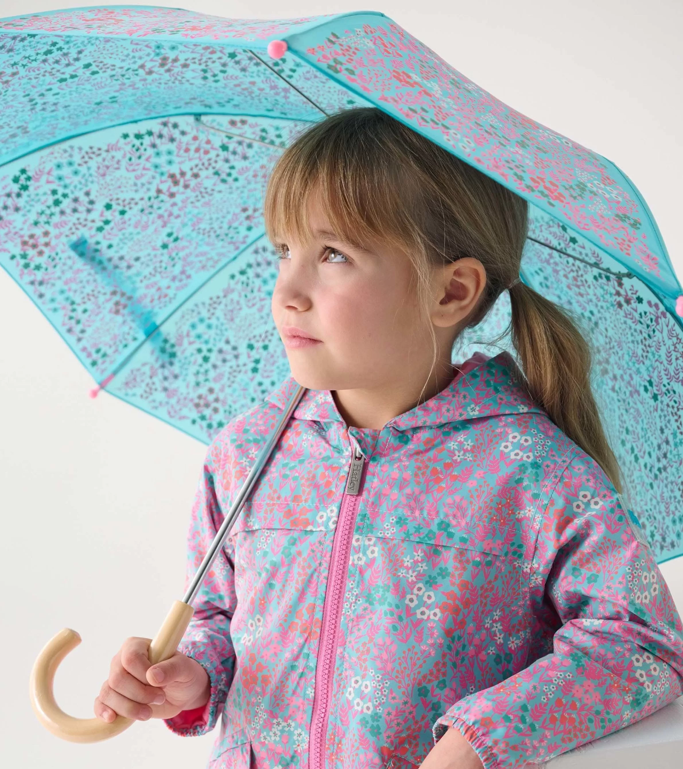 Hatley Rainwear | Rainwear*Girls Ditsy Floral Zip-Up Lightweight Rain Jacket