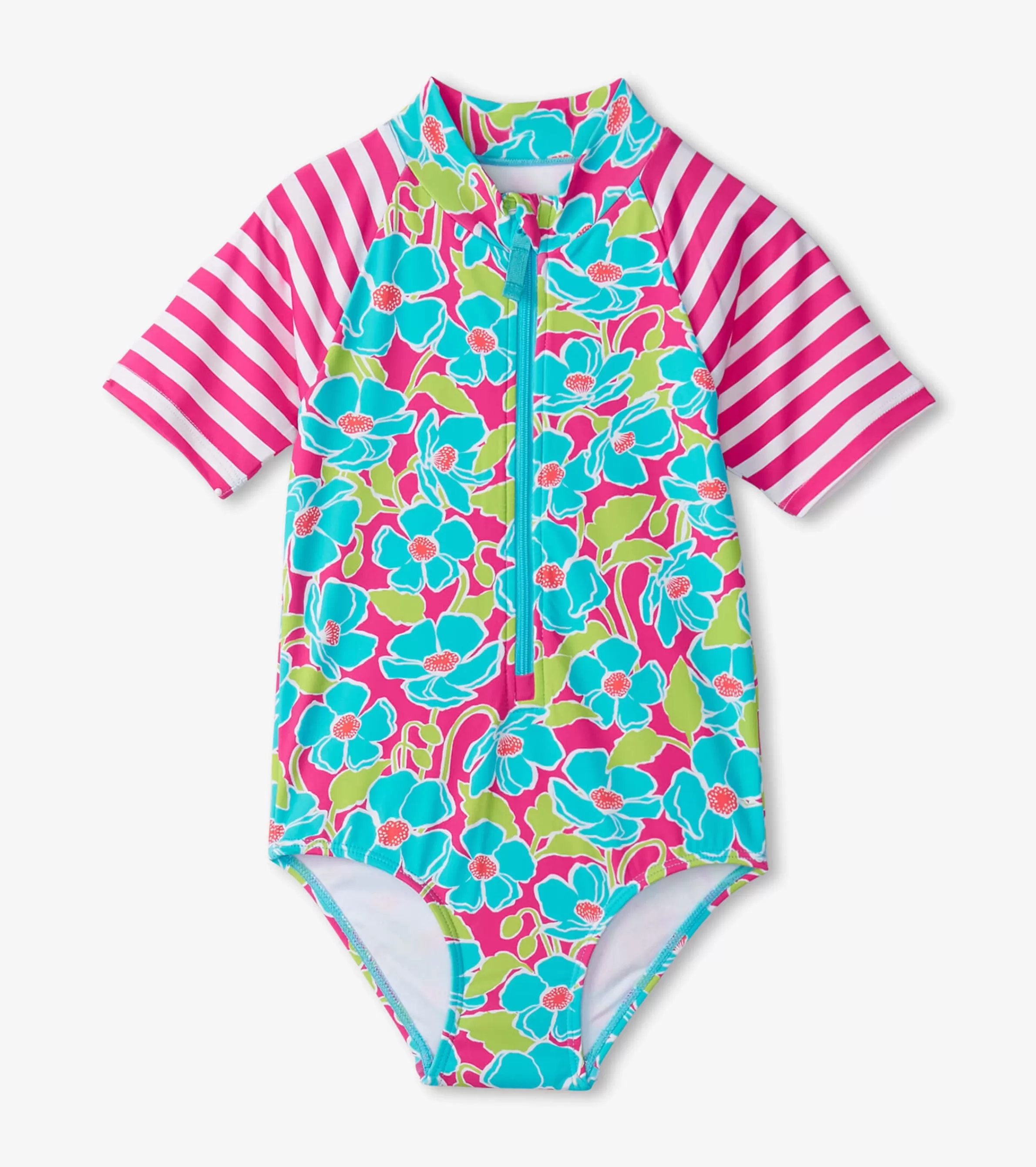 Hatley Swimwear | Swimwear*Girls Floating Poppies One-Piece Rashguard