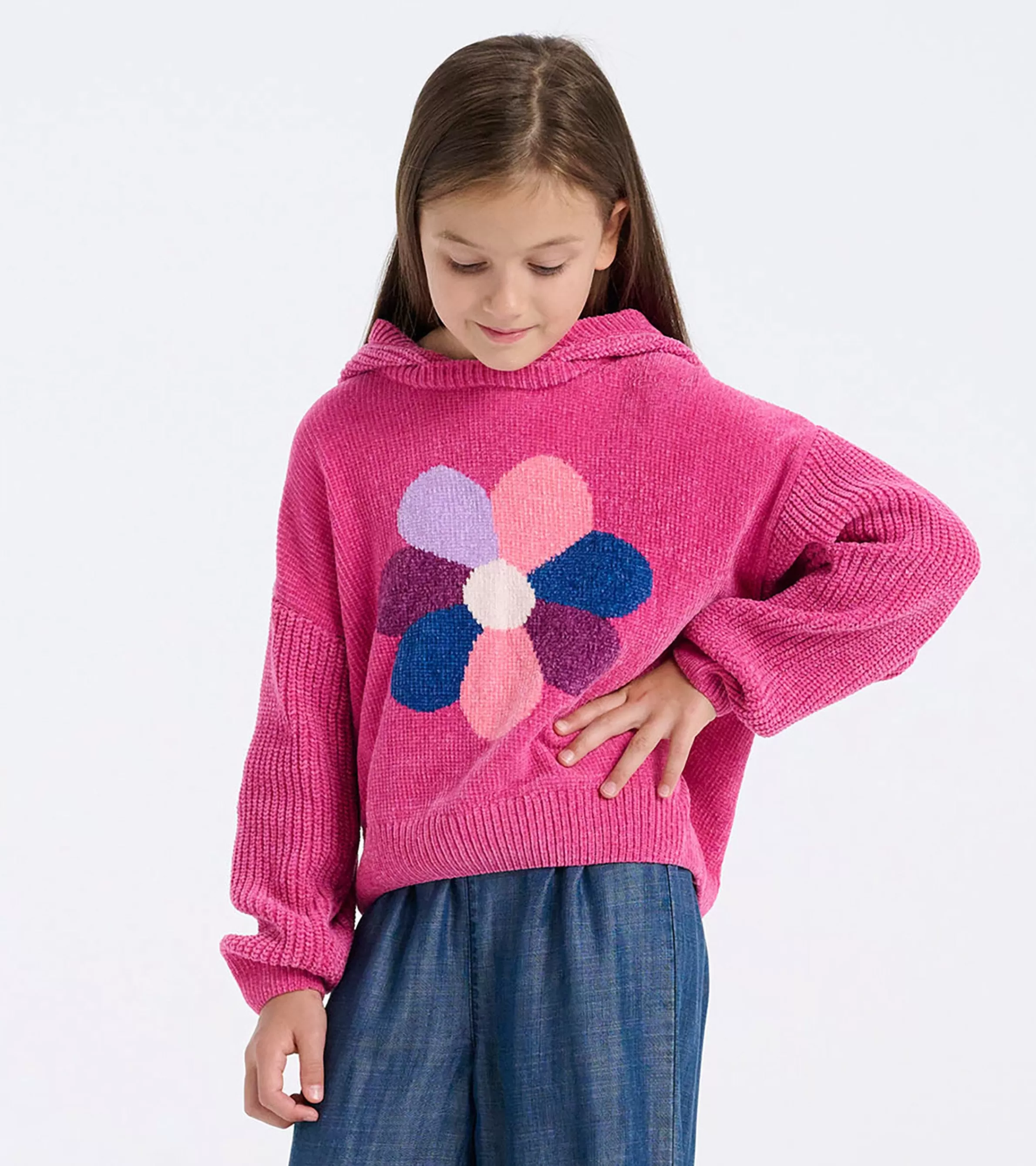 Hatley Sweaters*Girls Flower Power Hoodie