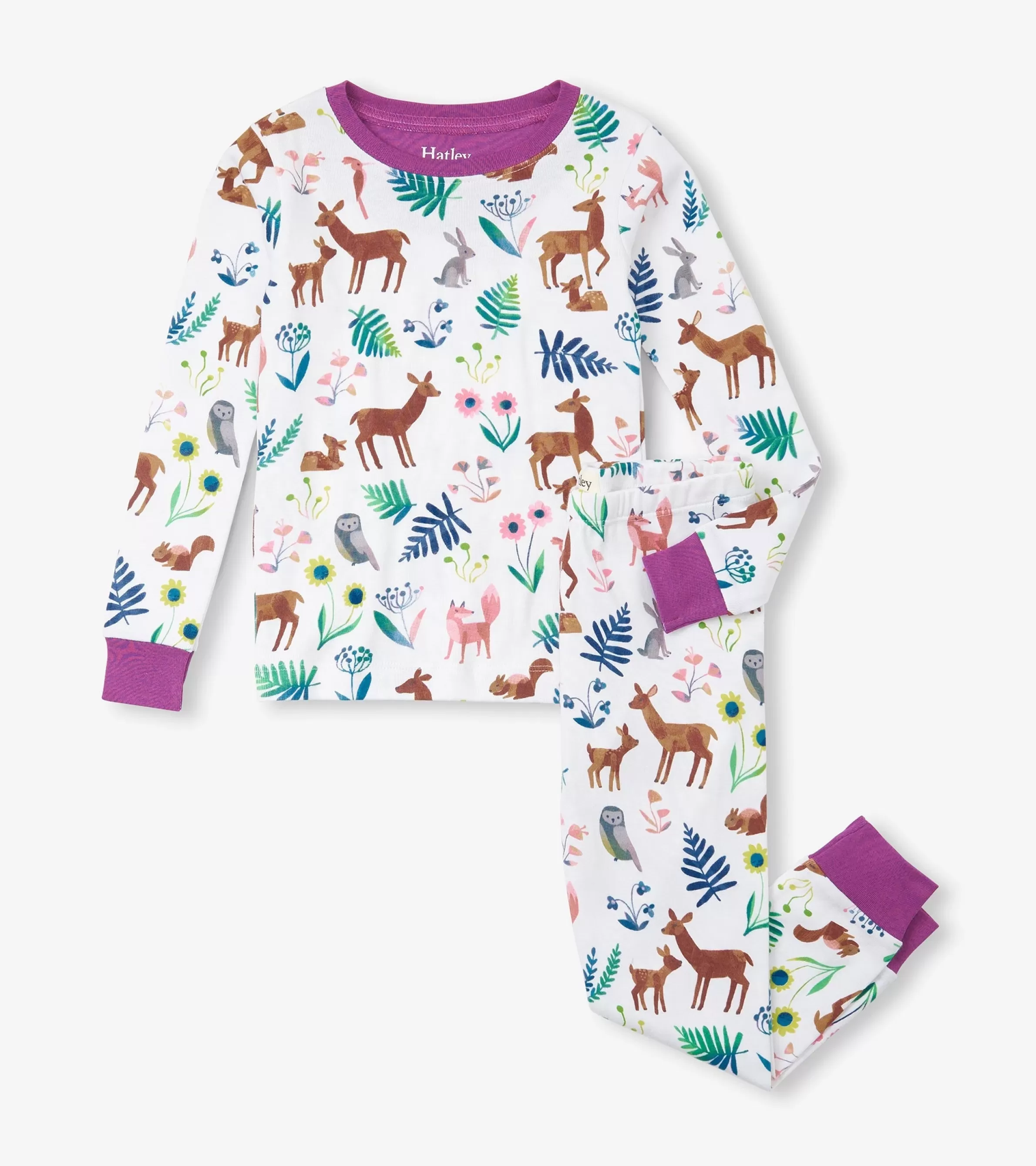 Hatley Sleepwear | Sleepwear*Girls Forest Creatures Organic Cotton Pajama Set