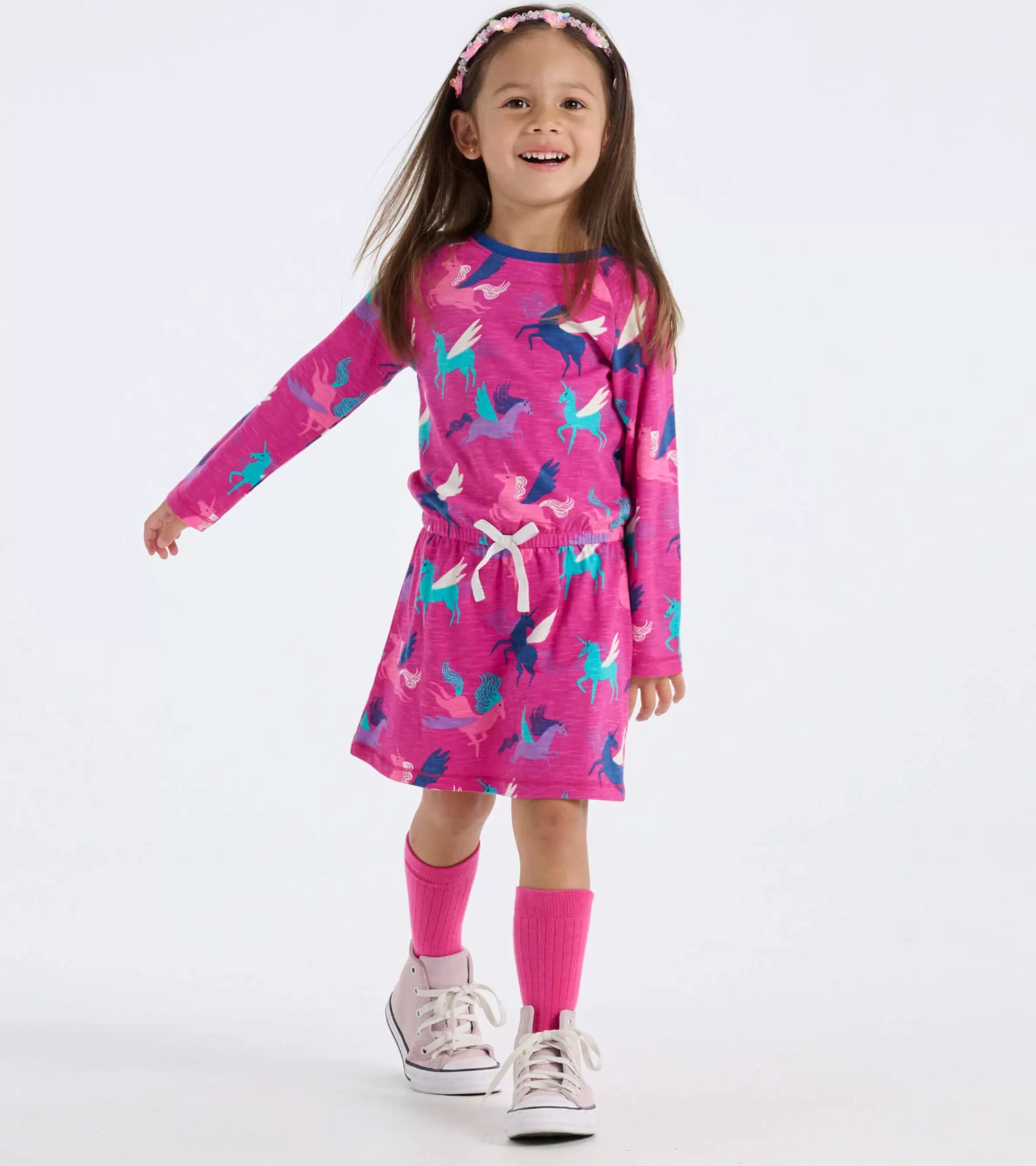 Hatley Dresses*Girls Galactic Unicorn Drop Waist Dress