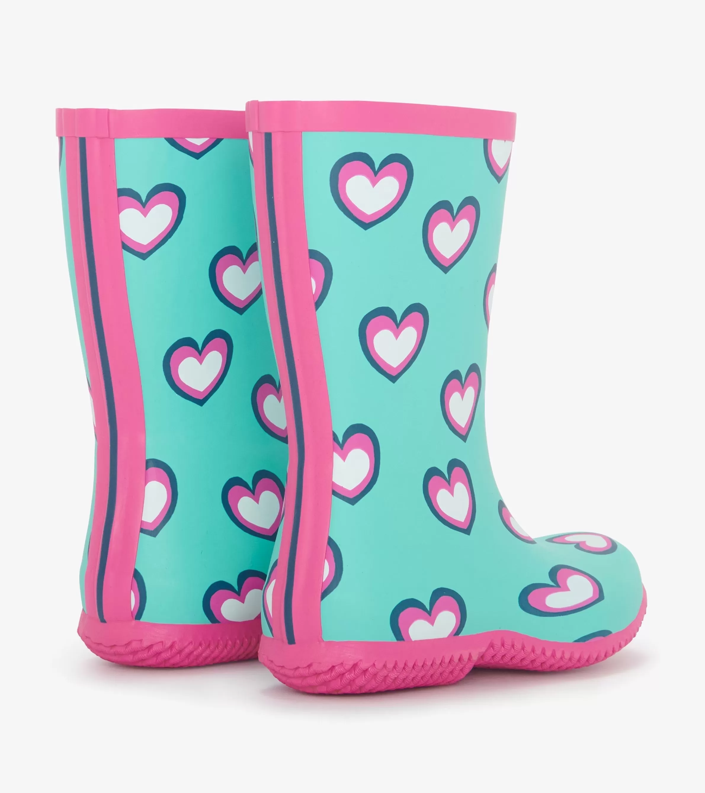 Hatley Rainwear | Rainwear*Girls Hearts Packable Rain Boots