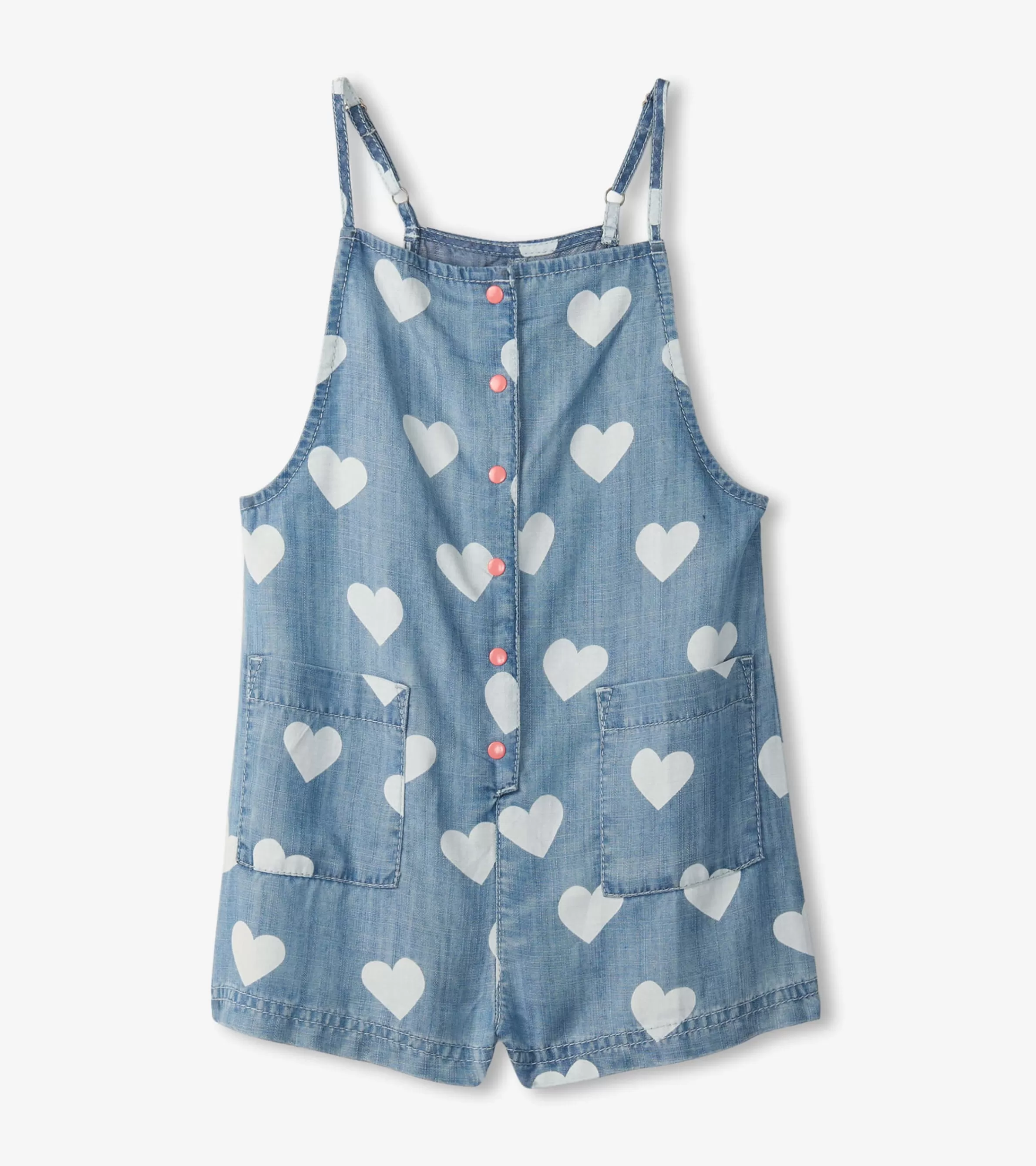 Hatley Bottoms*Girls Hearts Slouchy Overalls