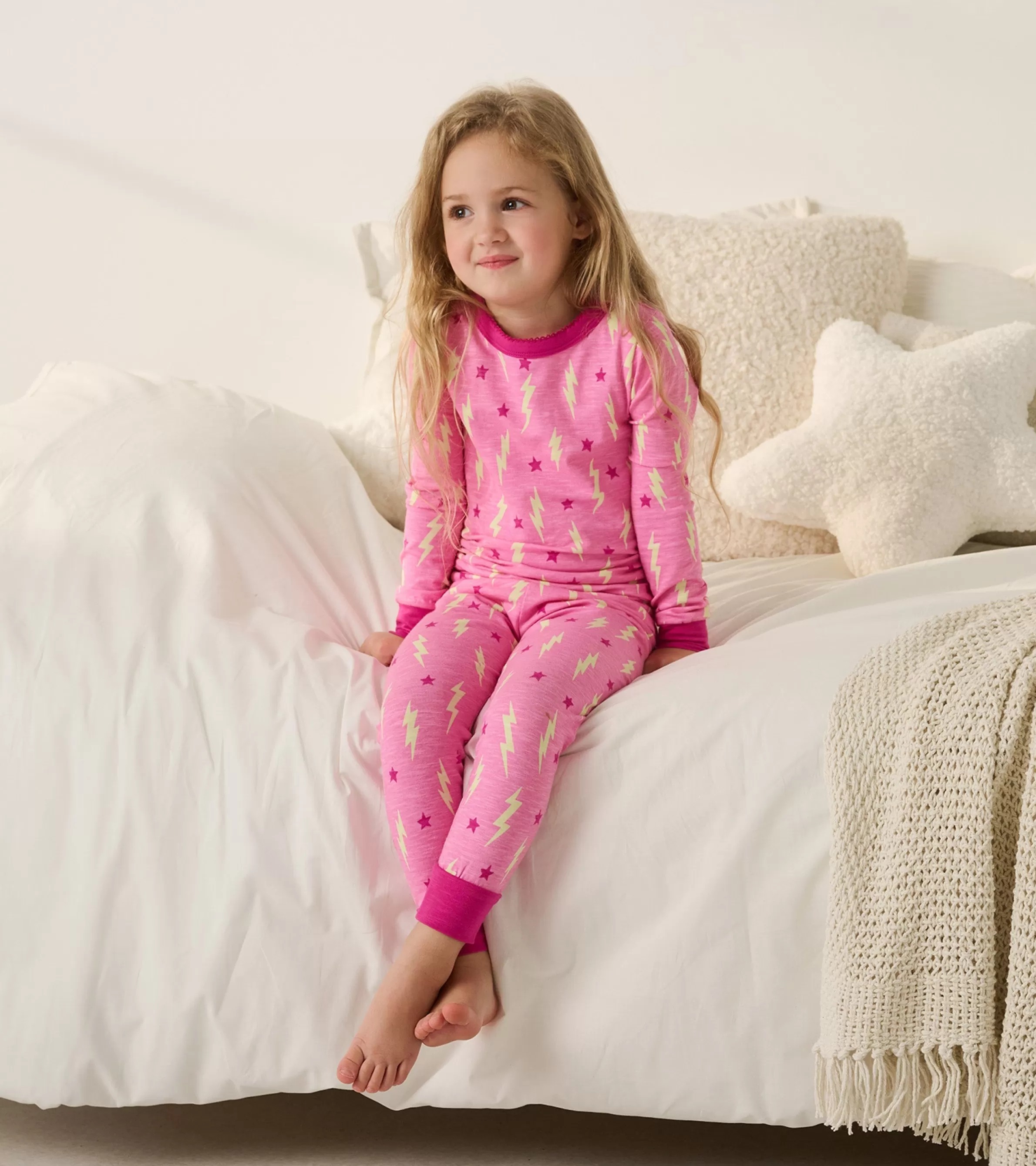 Hatley Sleepwear | Sleepwear*Girls Lightning Bolts & Stars Pajama Set