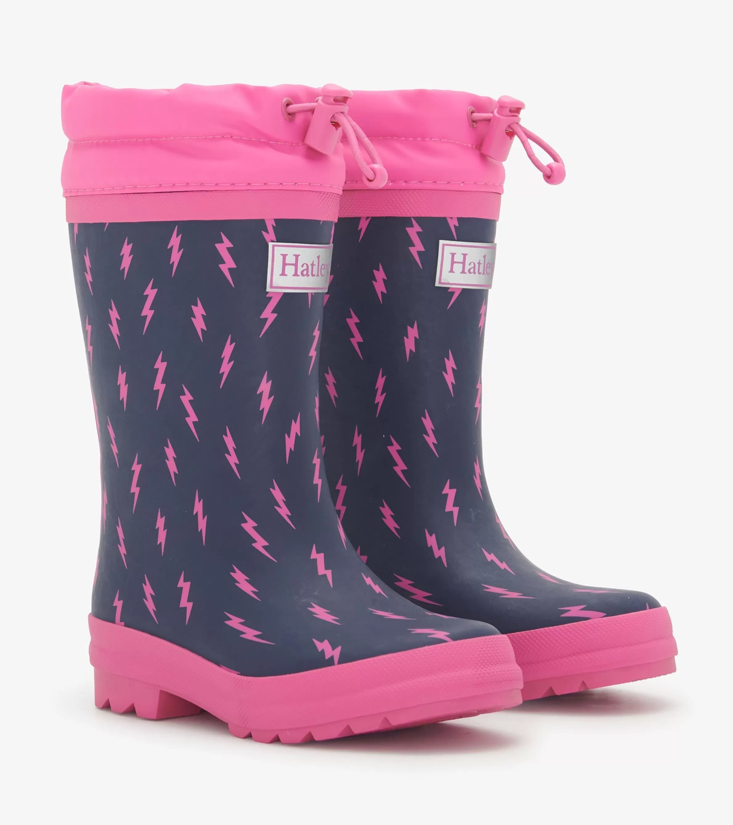 Hatley Rainwear | Rainwear*Girls Mini Lightning Bolts Sherpa Lined Rain Boots