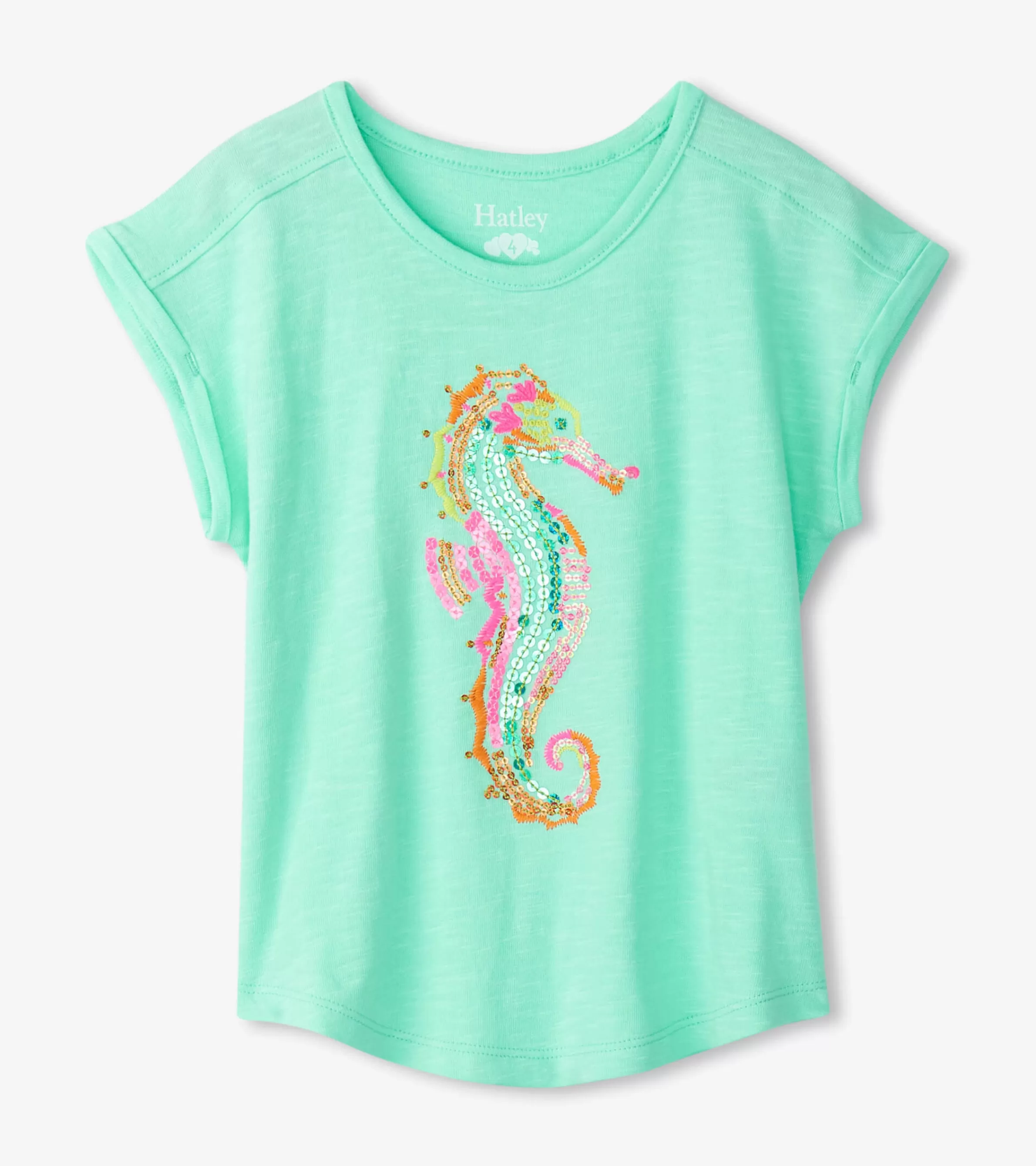 Hatley Tops*Girls Painted Seashorse Relaxed T-Shirt