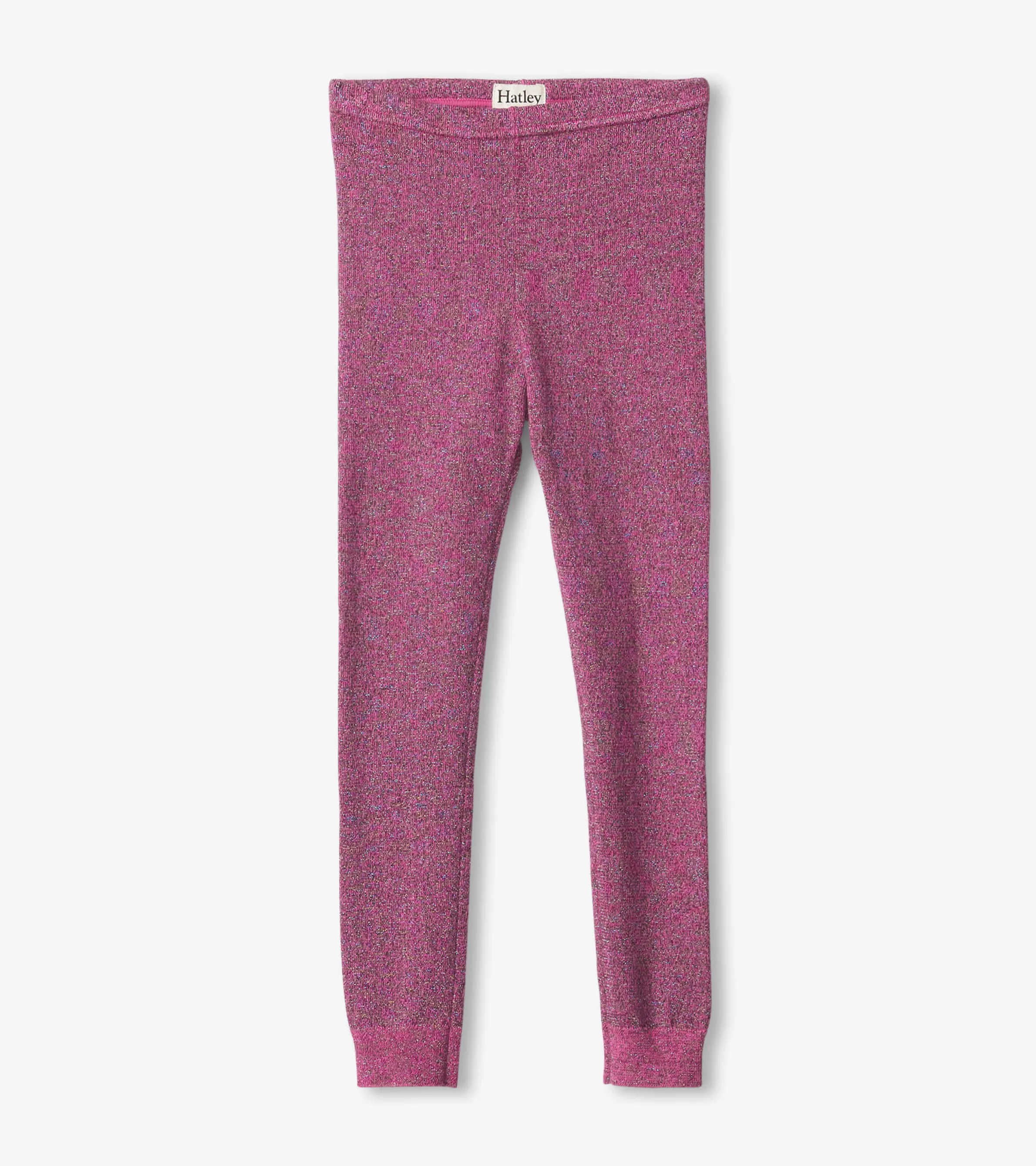 Hatley Bottoms*Girls Pink Glitter Knit Leggings