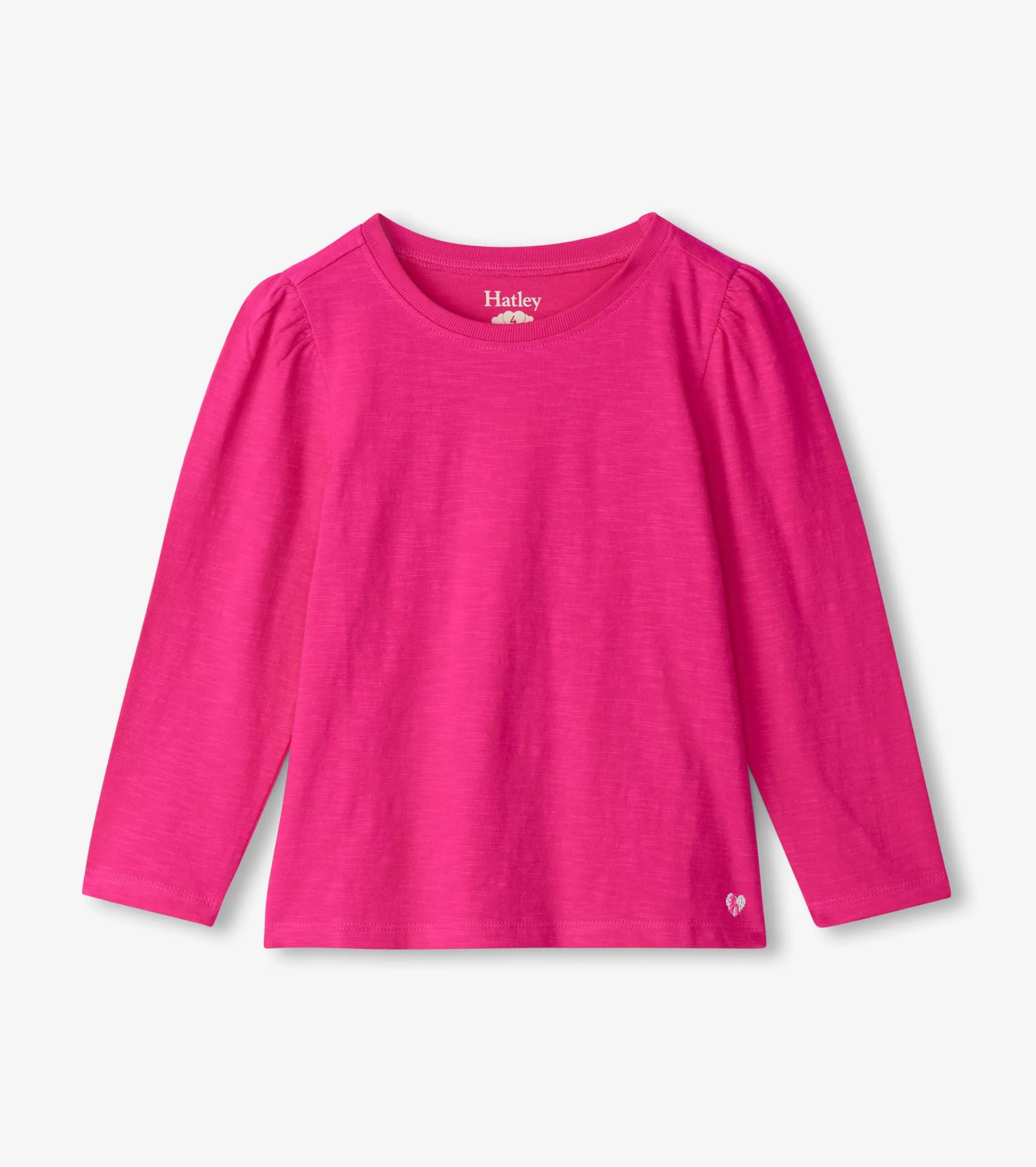 Hatley Tops*Girls Pink Long Sleeve Graphic Tee