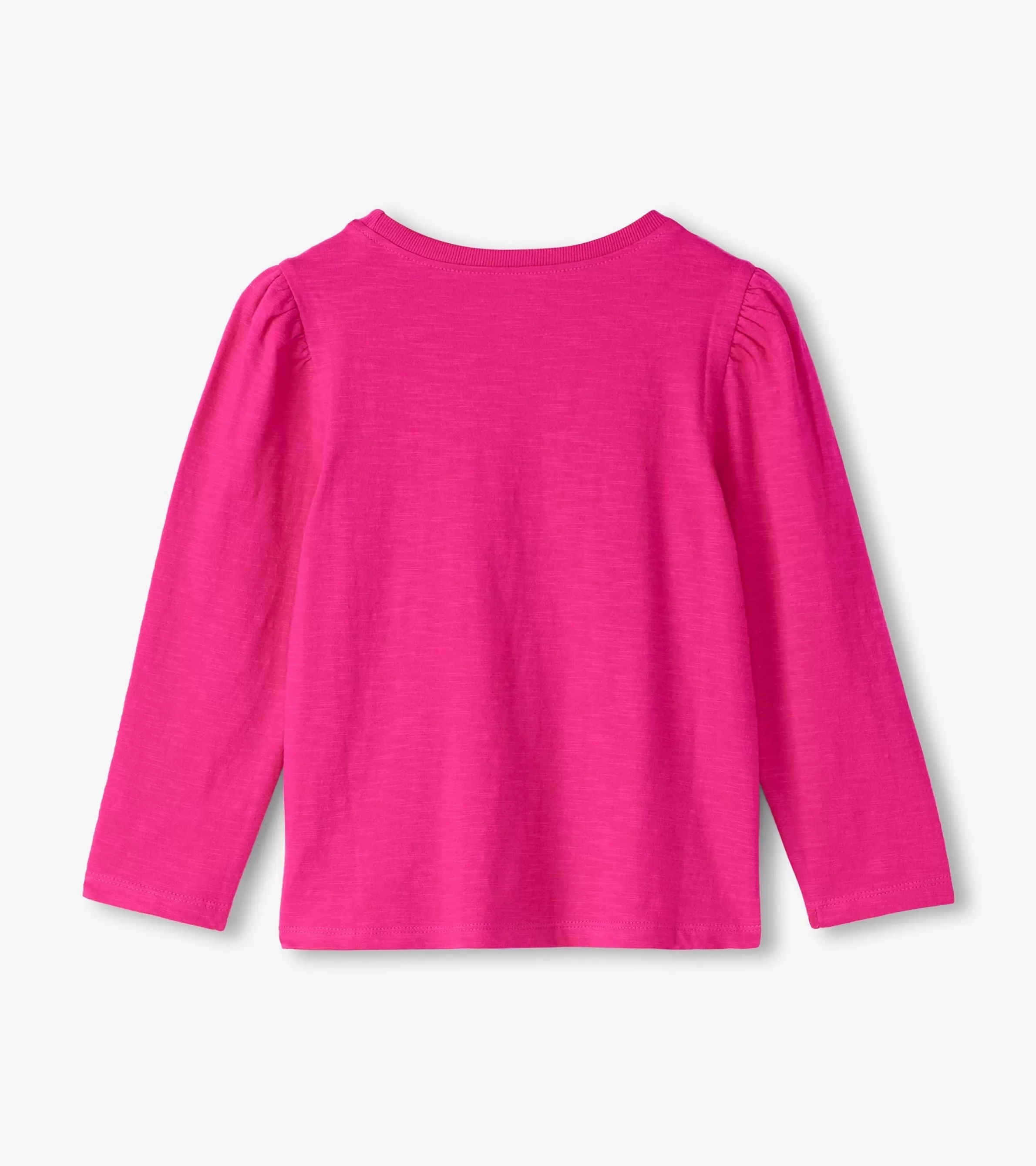 Hatley Tops*Girls Pink Long Sleeve Graphic Tee