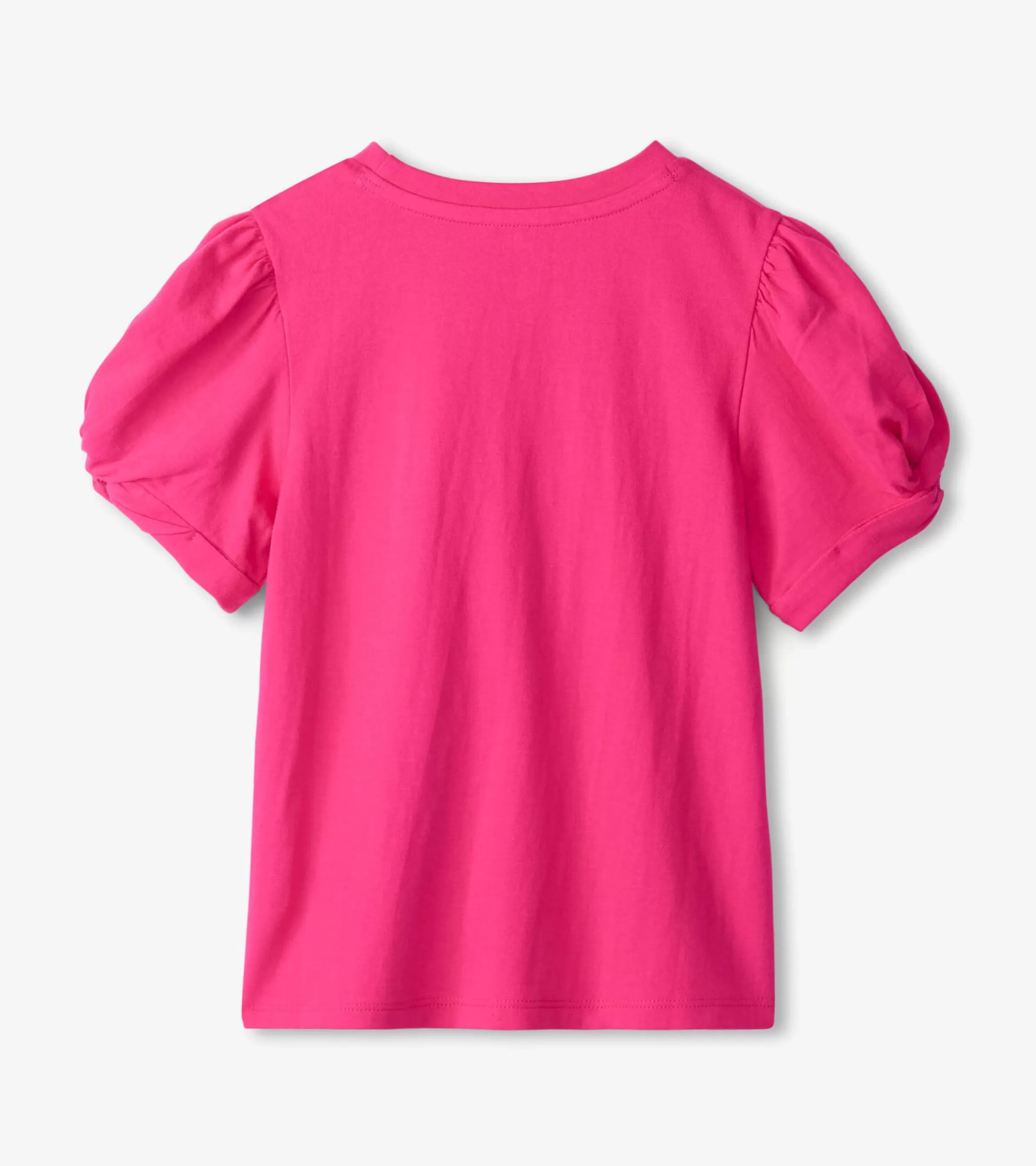 Hatley Tops*Girls Pink Twisted Sleeve Tee