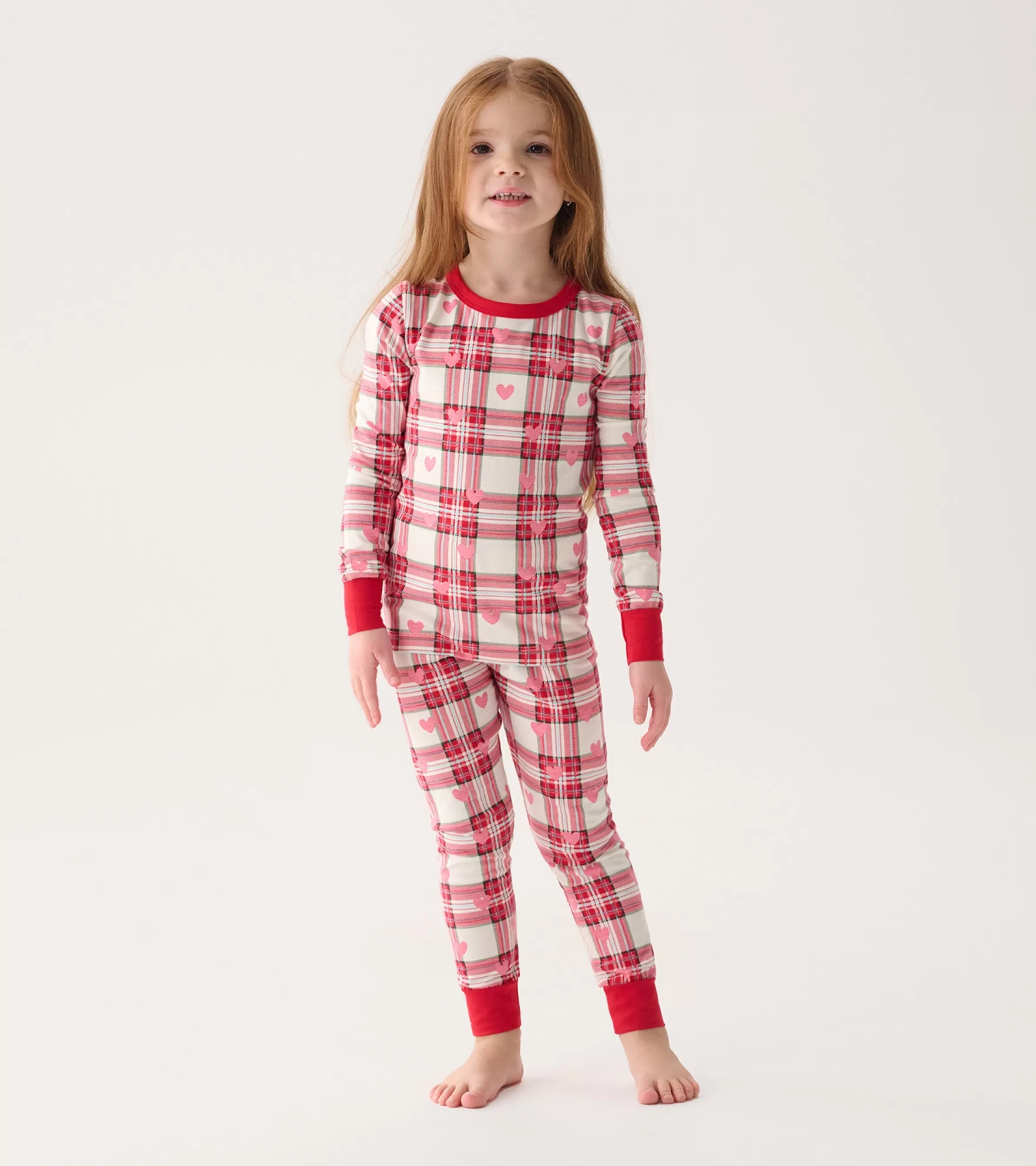 Hatley Sleepwear | Sleepwear*Girls Plaid Hearts Pajama Set