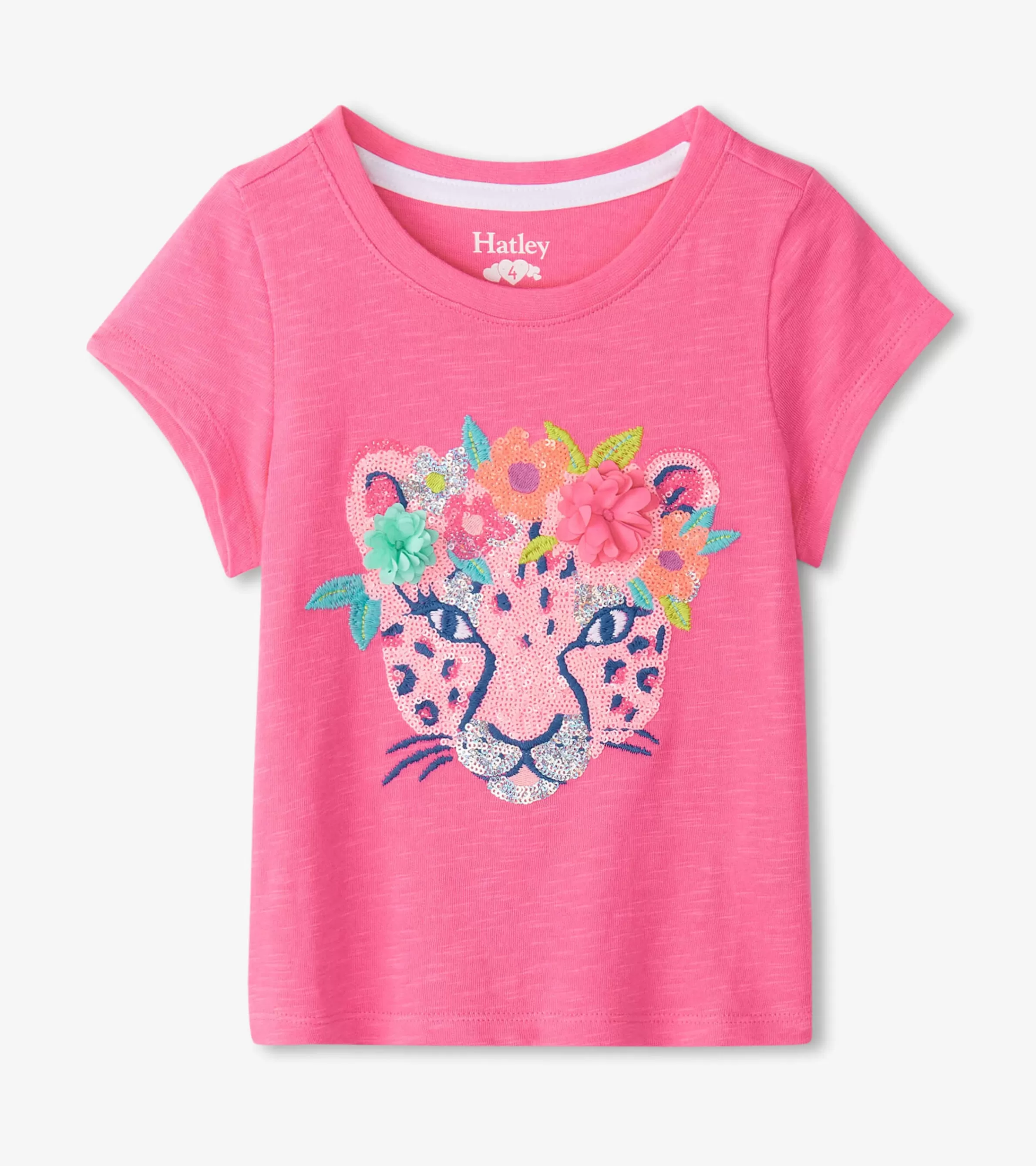 Hatley Tops*Girls Pretty Cheetah Graphic Tee