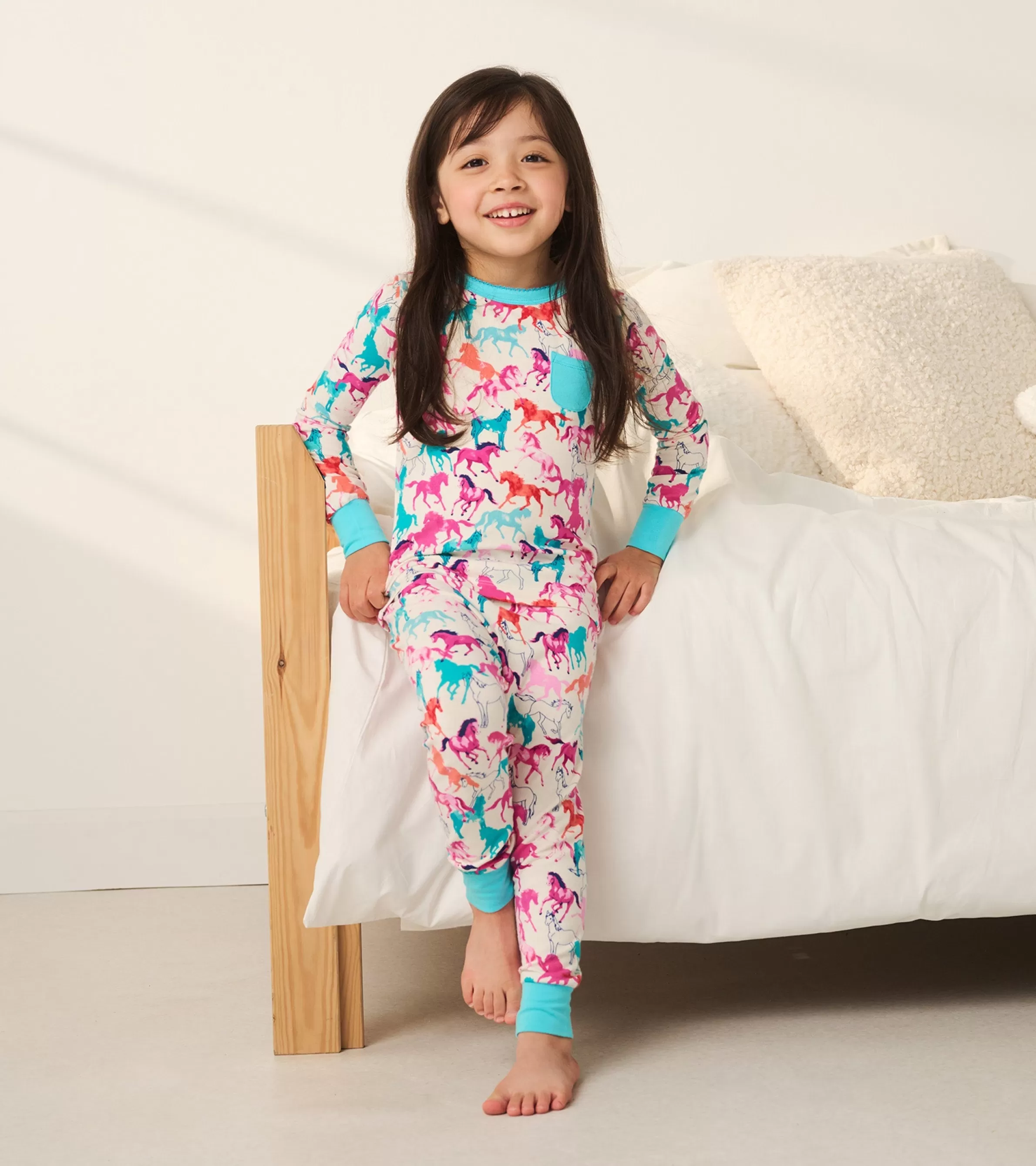 Hatley Sleepwear | Sleepwear*Girls Pretty Horses Bamboo Pajama Set