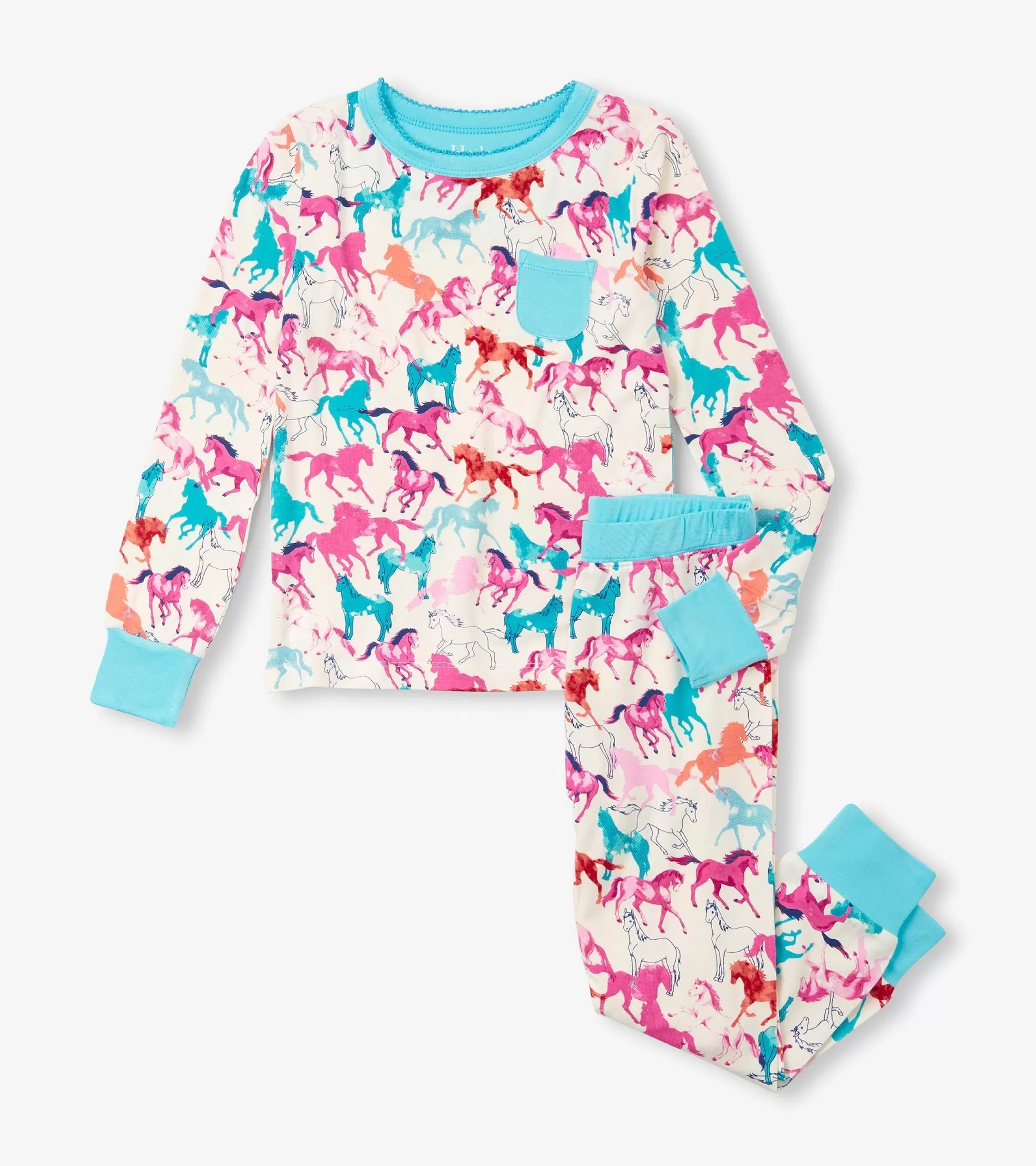 Hatley Sleepwear | Sleepwear*Girls Pretty Horses Bamboo Pajama Set