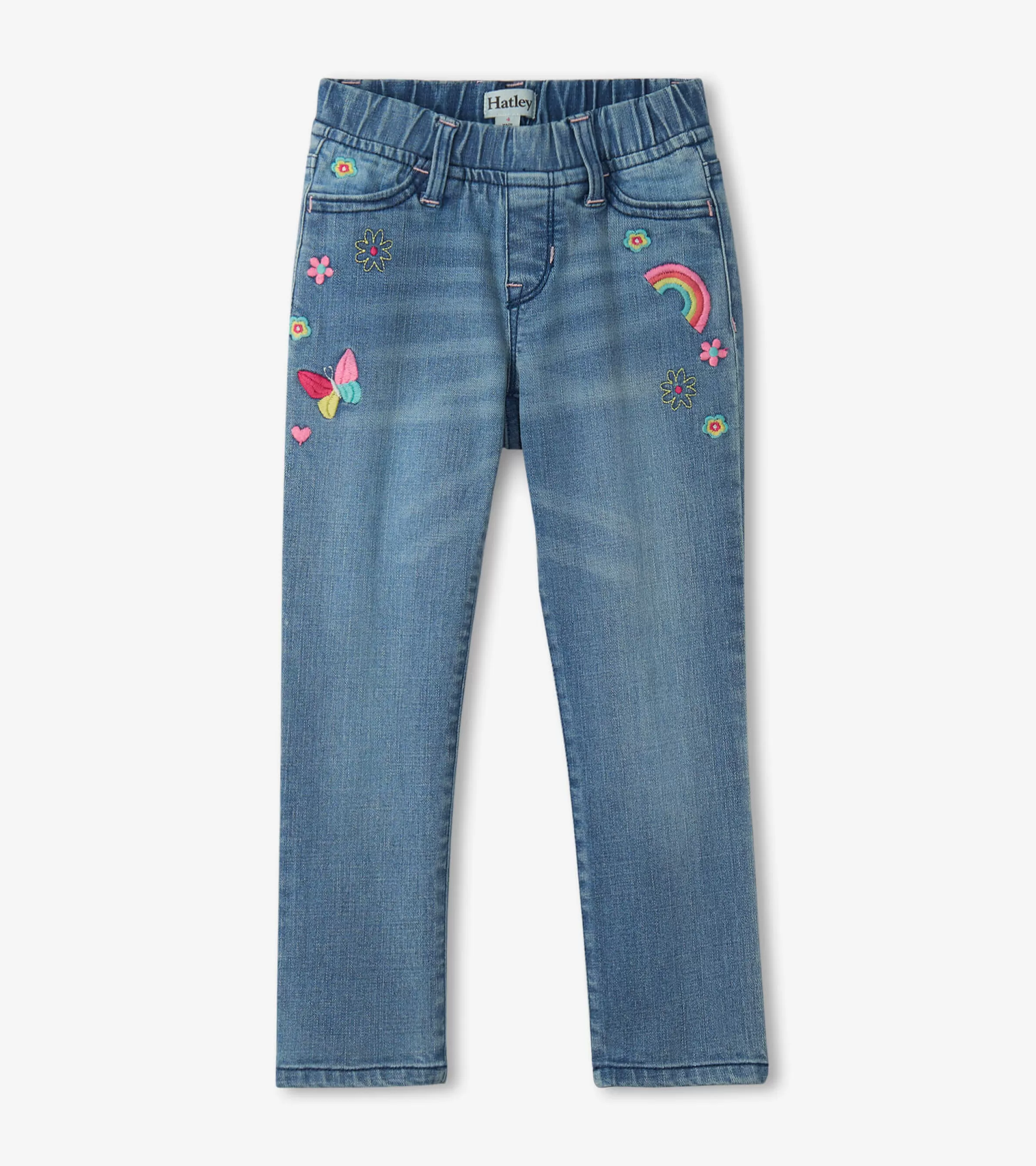 Hatley Bottoms*Girls Pretty Patches Stretch Jeans