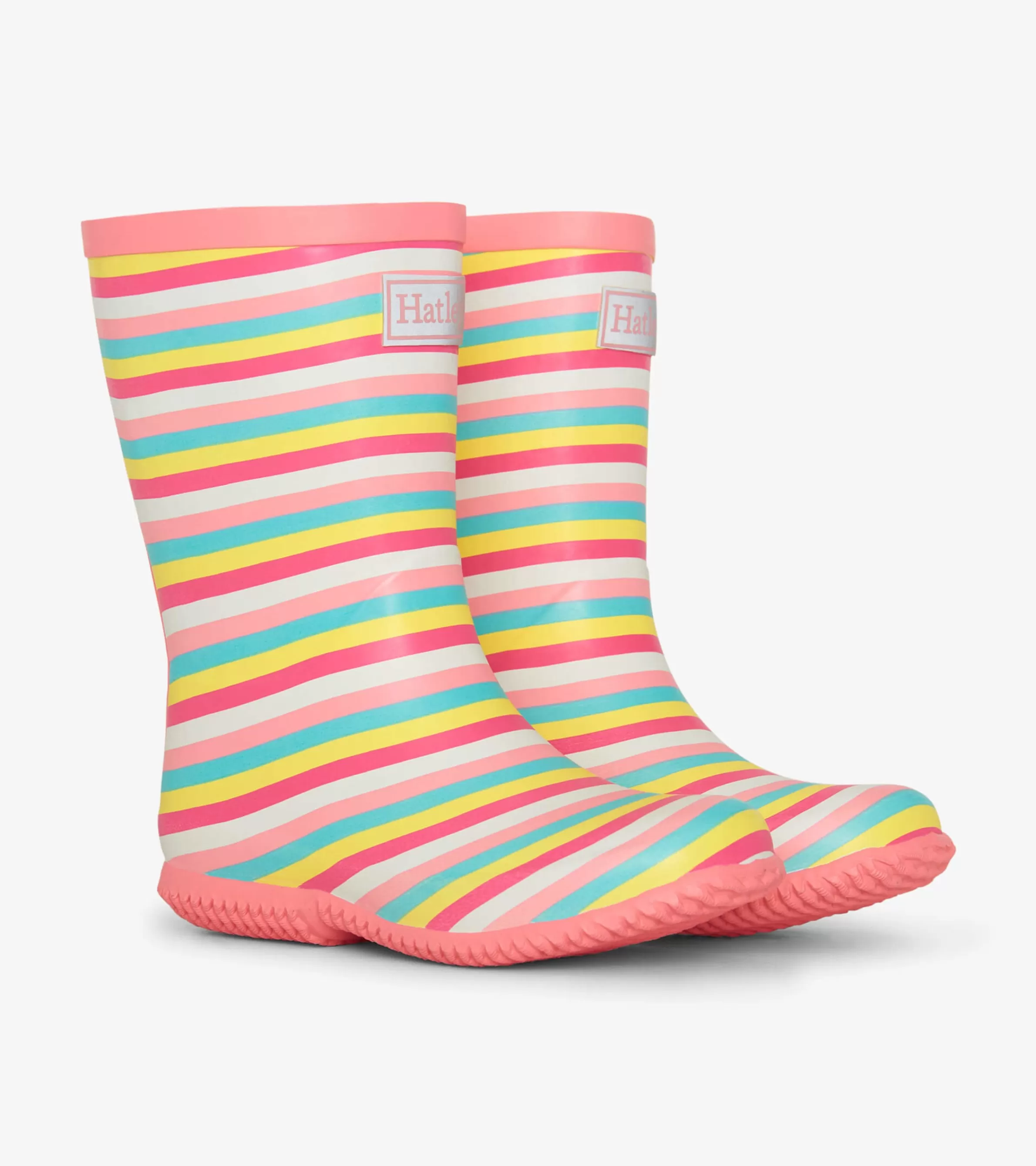 Hatley Rainwear | Rainwear*Girls Pretty Stripes Packable Rain Boots