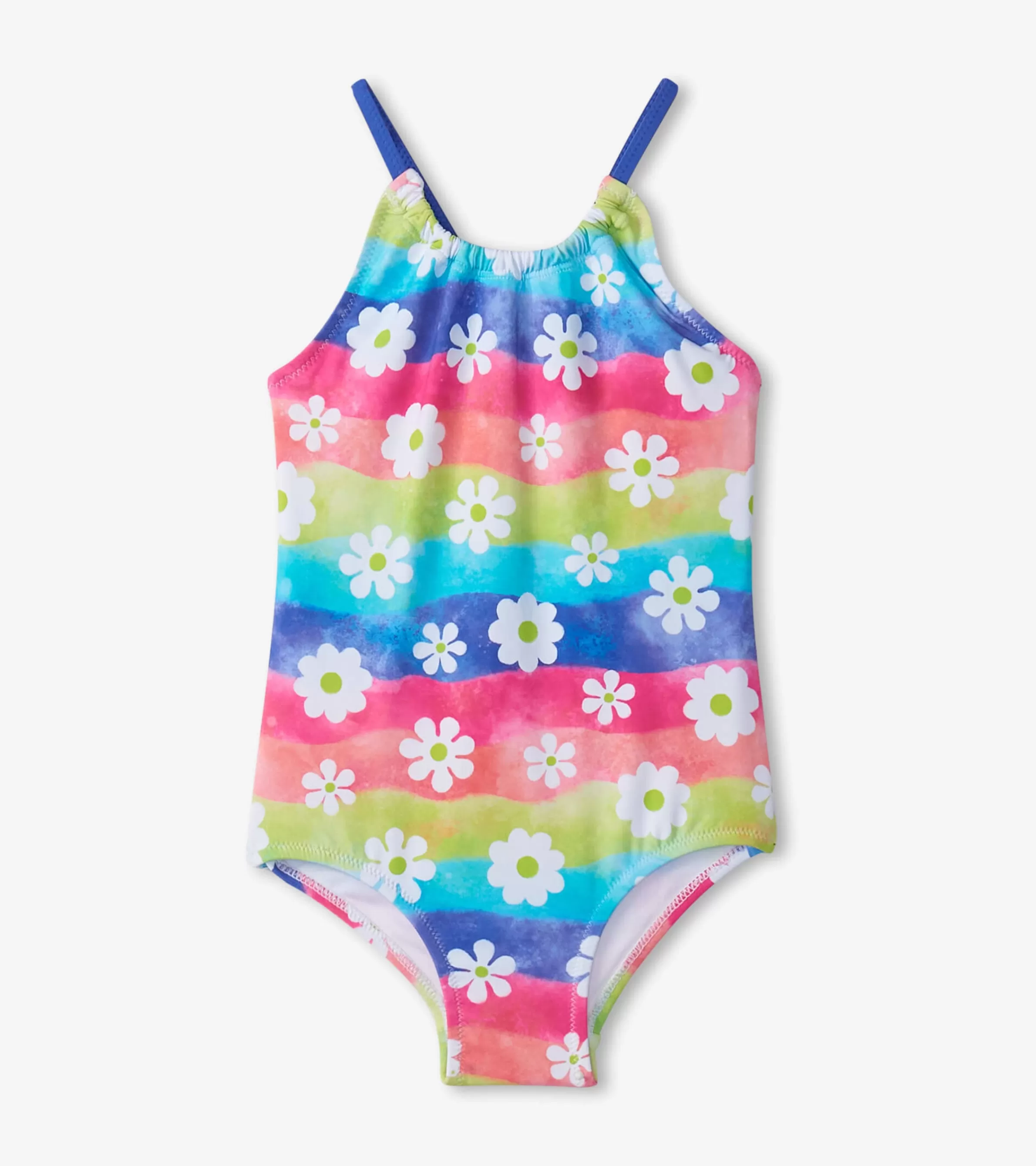 Hatley Swimwear | Swimwear*Girls Rainbow Flower Gathered Swimsuit