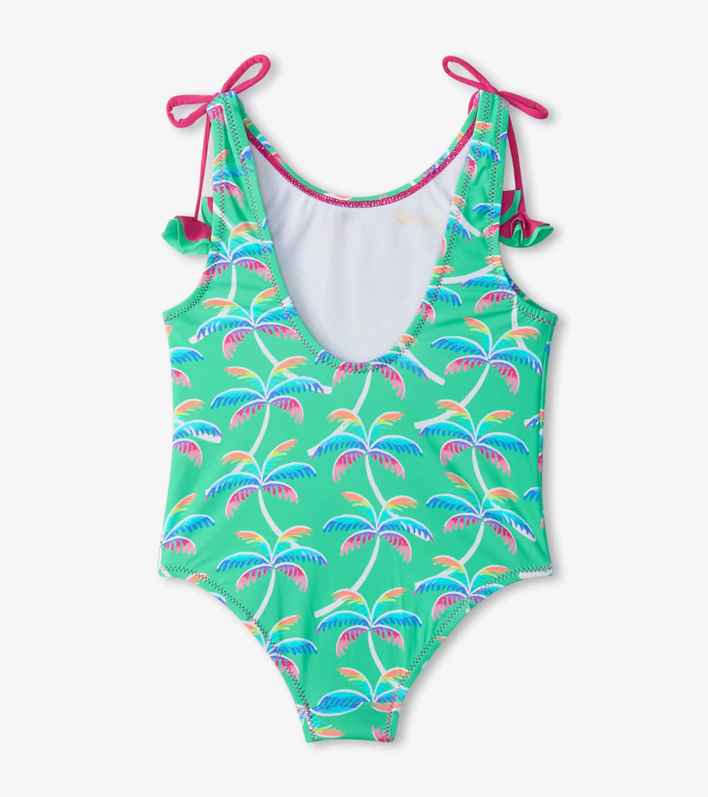 Hatley Swimwear | Swimwear*Girls Rainbow Palm Shoulder Shoulder Bow Swimsuit