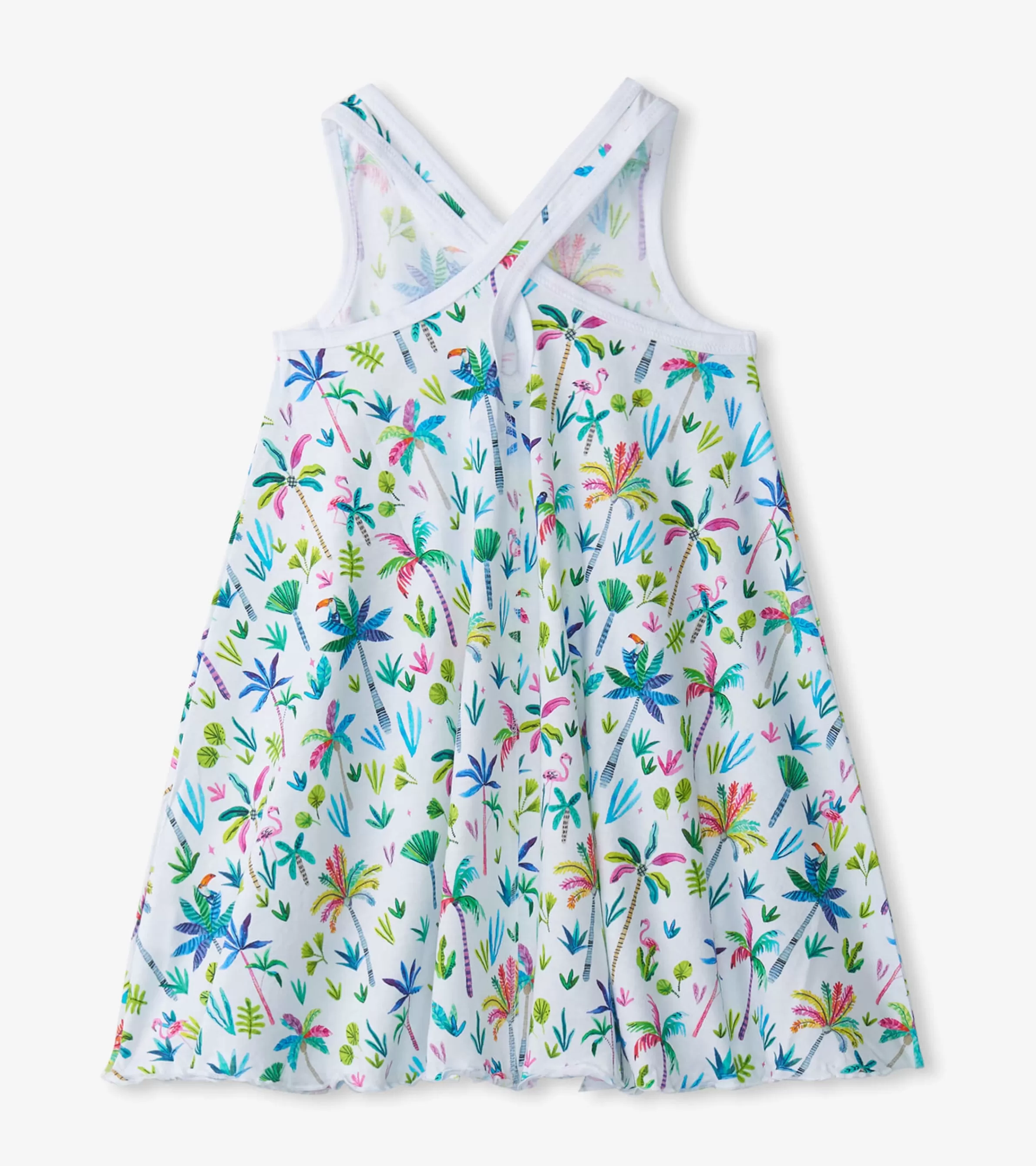 Hatley Dresses*Girls Rainbow Palms Trapeze Dress