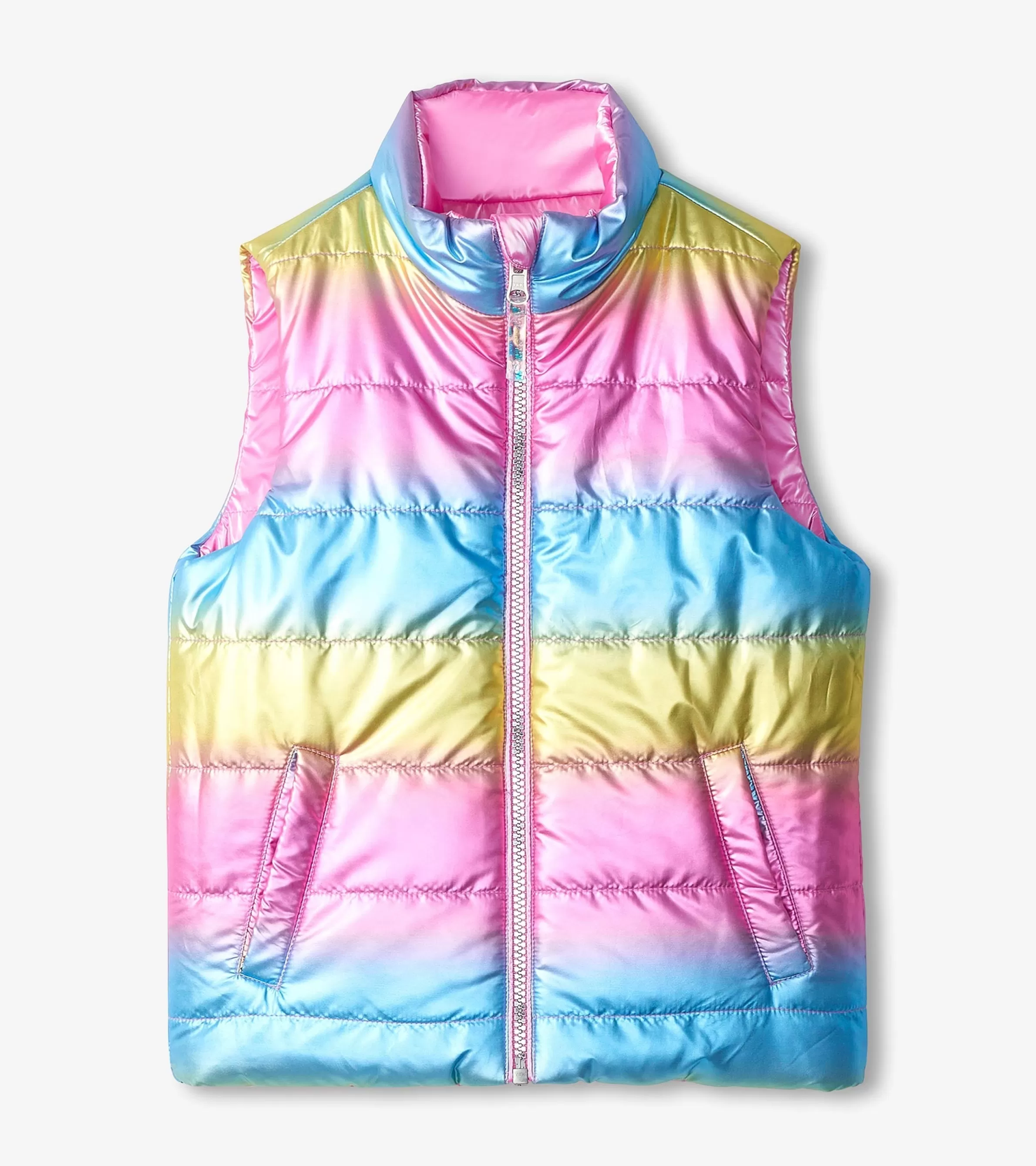 Hatley Outerwear | Tops*Girls Rainbow Shine Reversible Quilted Vest