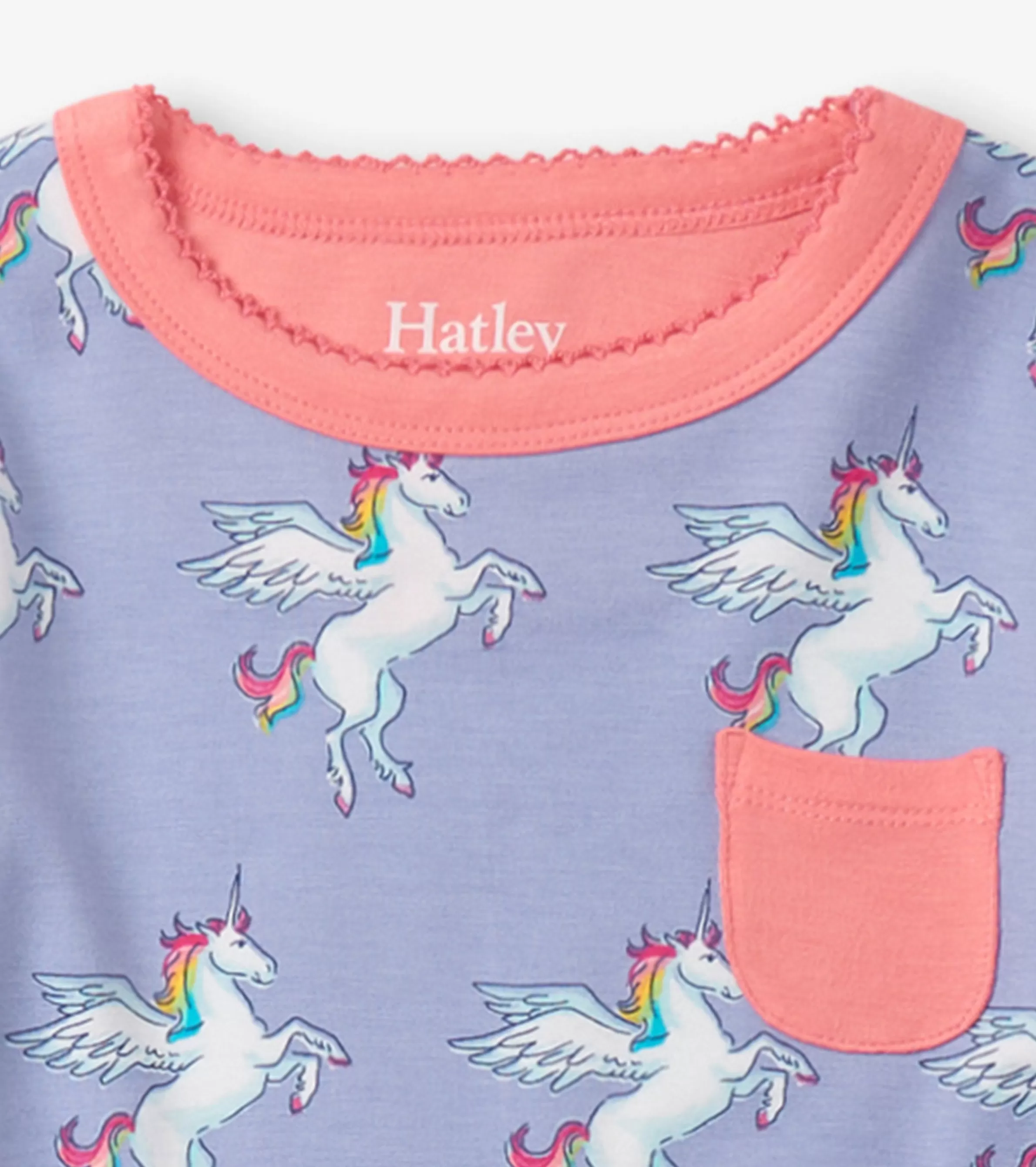 Hatley Sleepwear | Sleepwear*Girls Rainbow Unicorn Bamboo Pajama Set