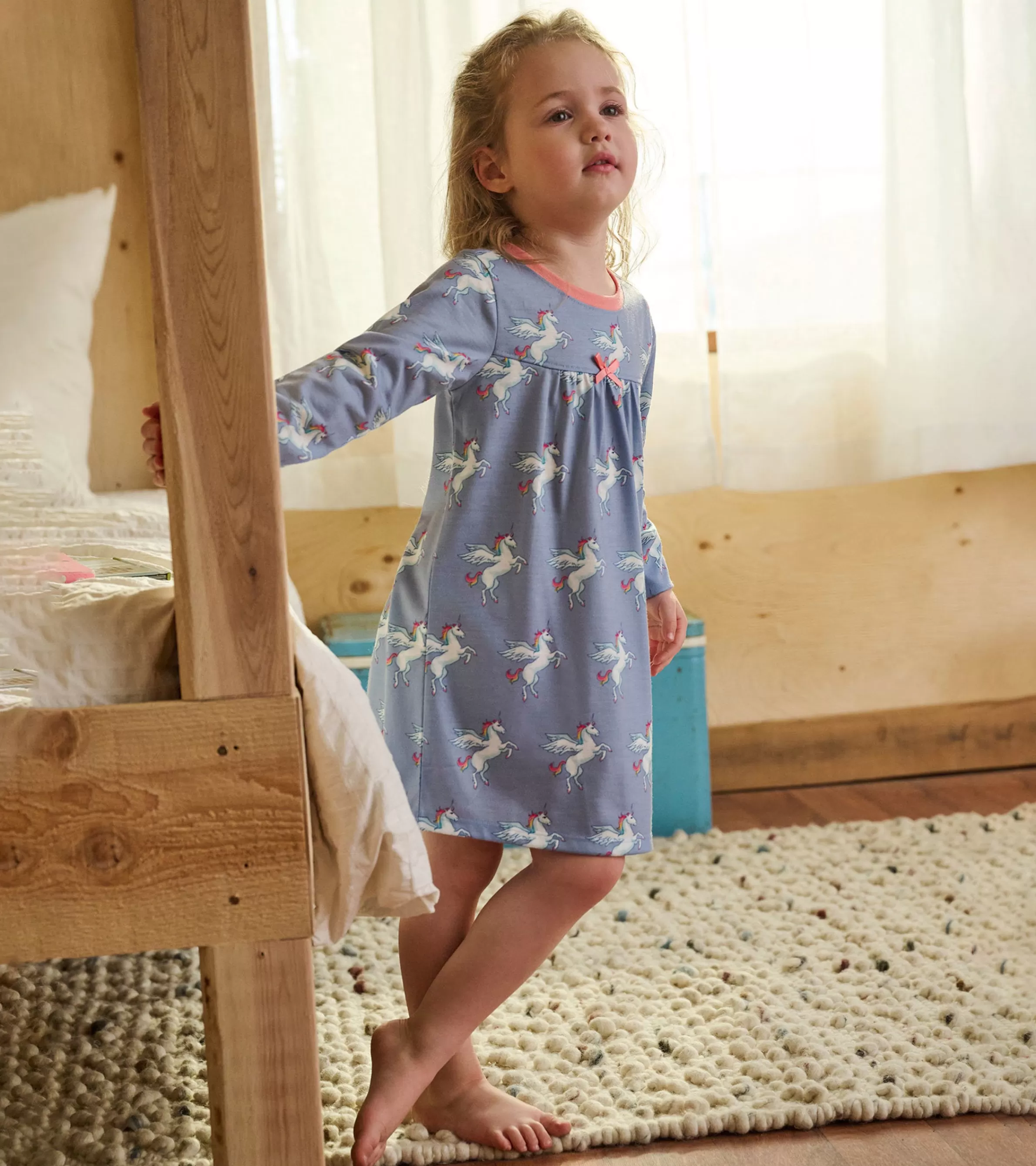 Hatley Sleepwear | Sleepwear*Girls Rainbow Unicorn Long Sleeve Nightgown