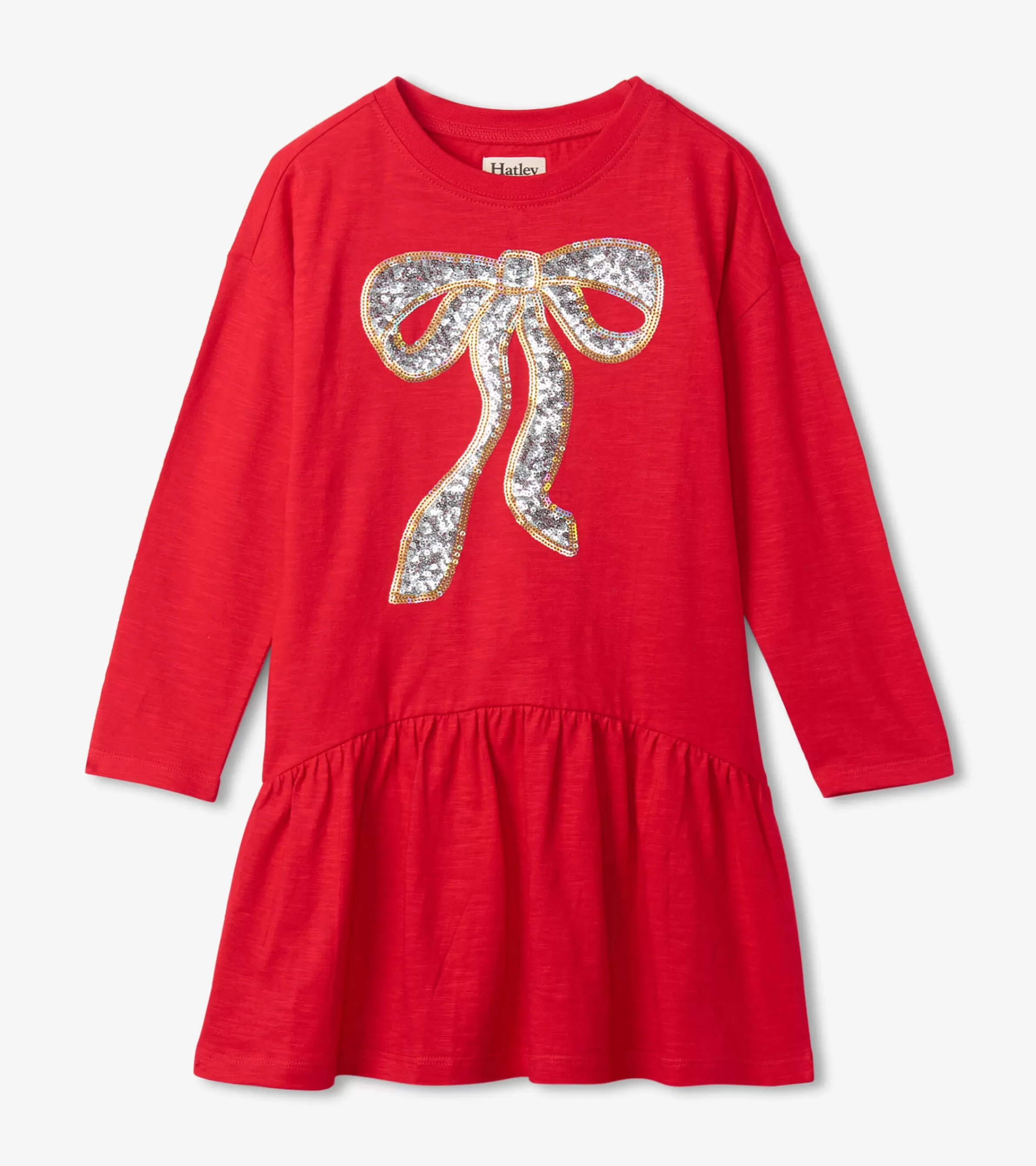 Hatley Dresses*Girls Red Holiday Bow Party Dress