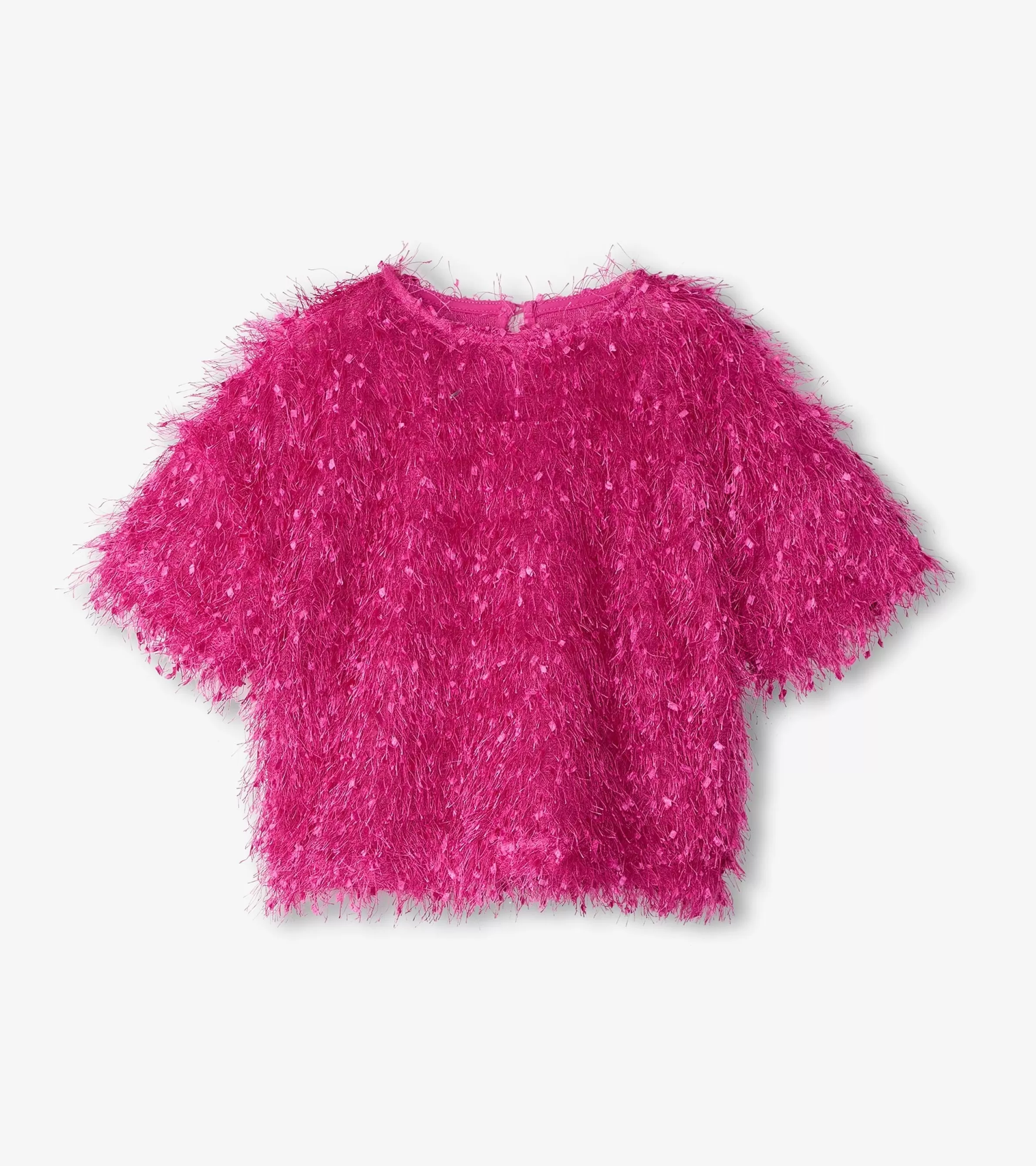 Hatley Sweaters*Girls Rose Violet Fluffy Knit Sweater