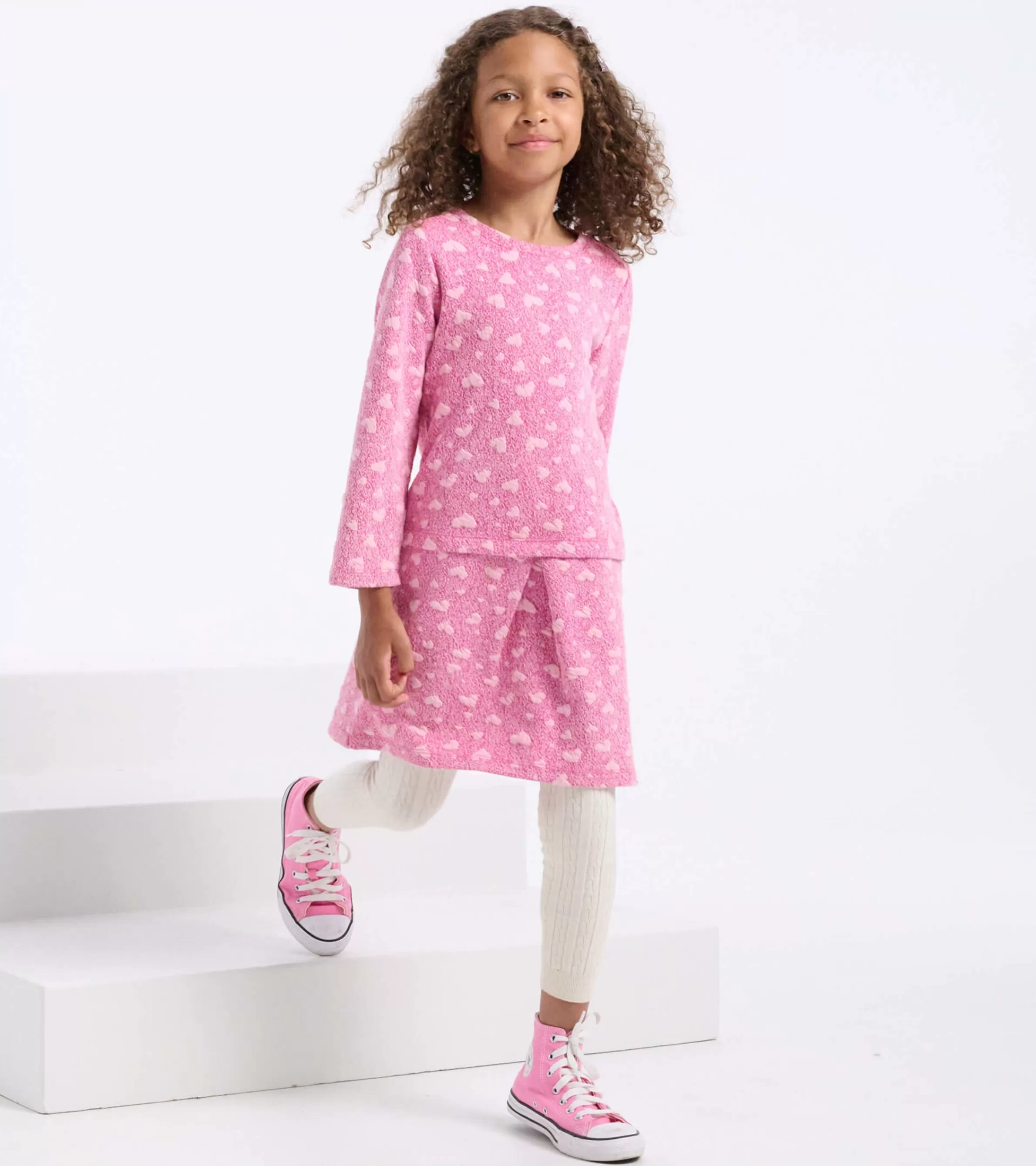 Hatley Dresses*Girls Scattered Hearts Shift Dress