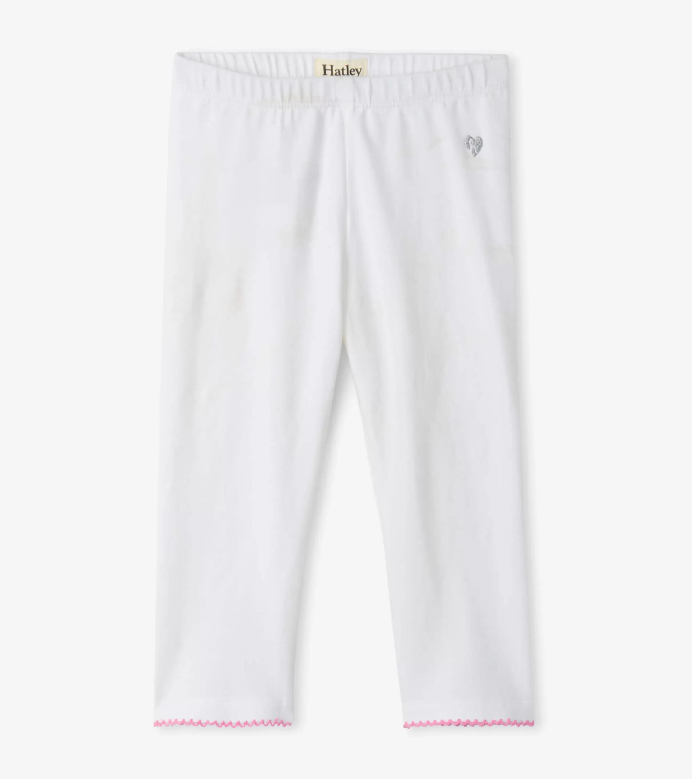 Hatley Bottoms*Girls White Summer Capri Leggings