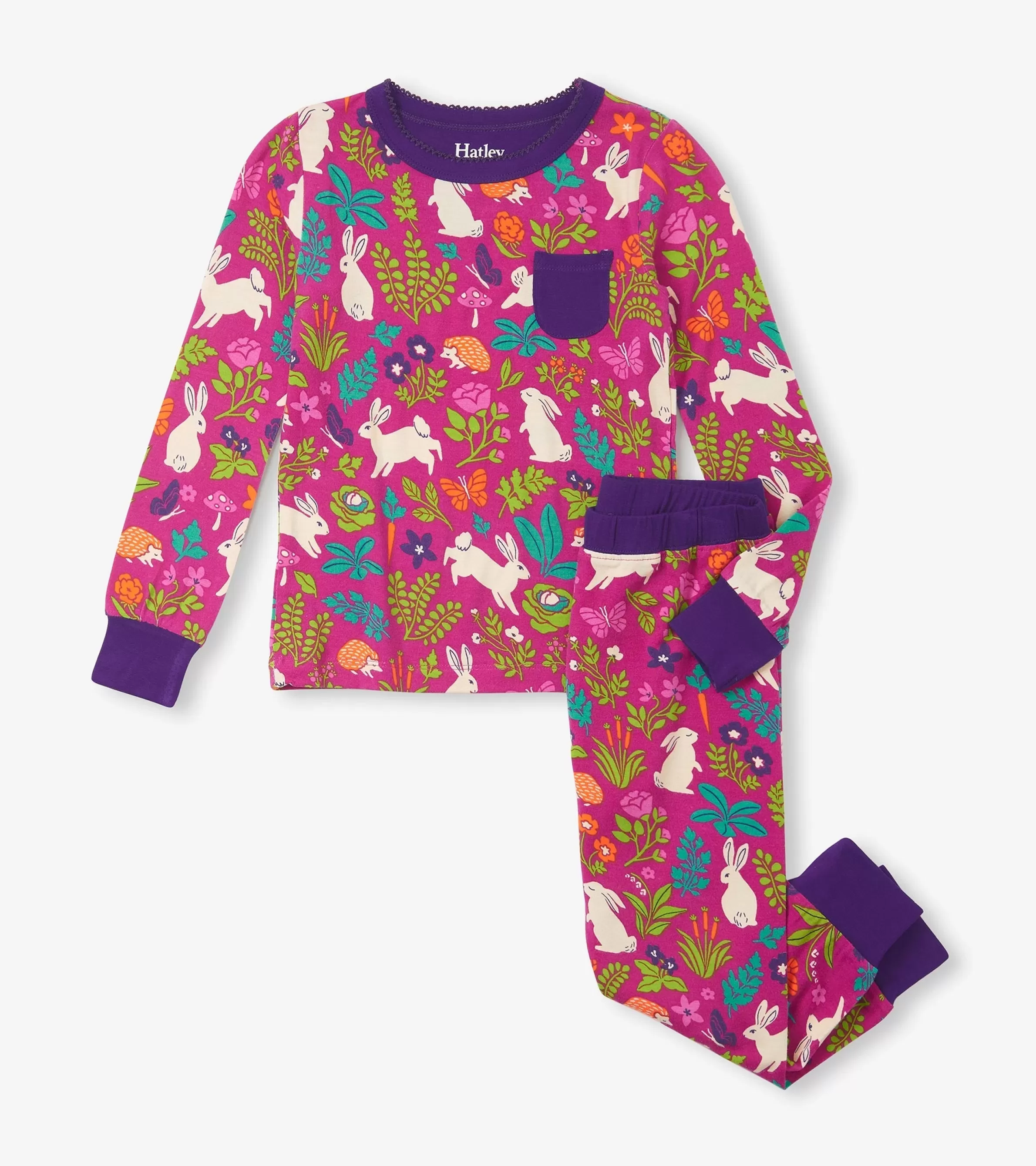 Hatley Sleepwear | Sleepwear*Girls Wild Bunnies Bamboo Pajama Set