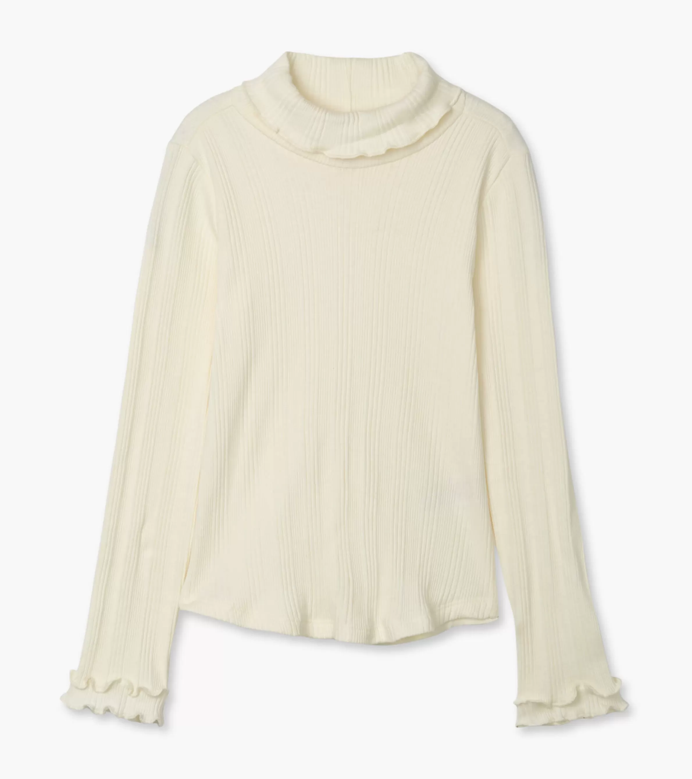 Hatley Tops*Girls Winter Cream Turtleneck