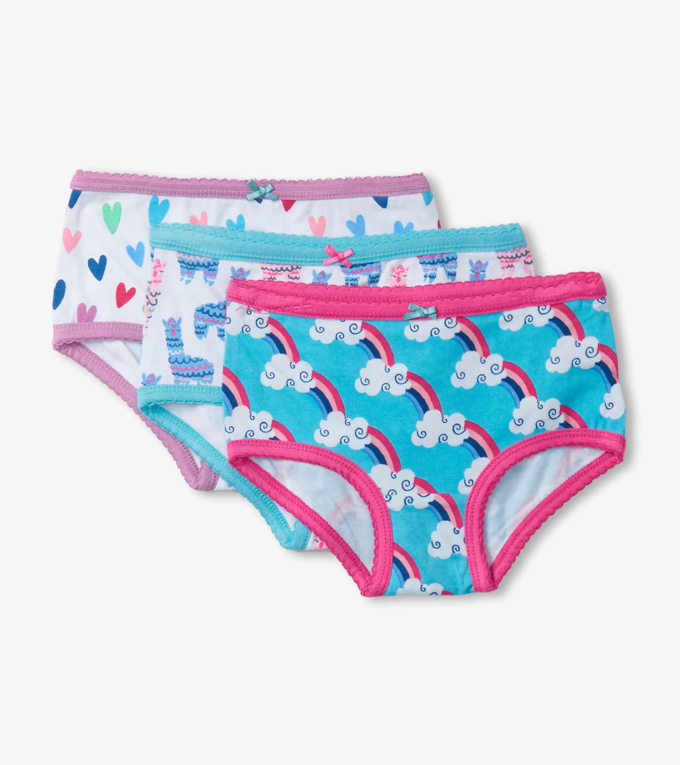 Hatley Underwear | Accessories*Happy Prints Girls Hipster Underwear 3 Pack