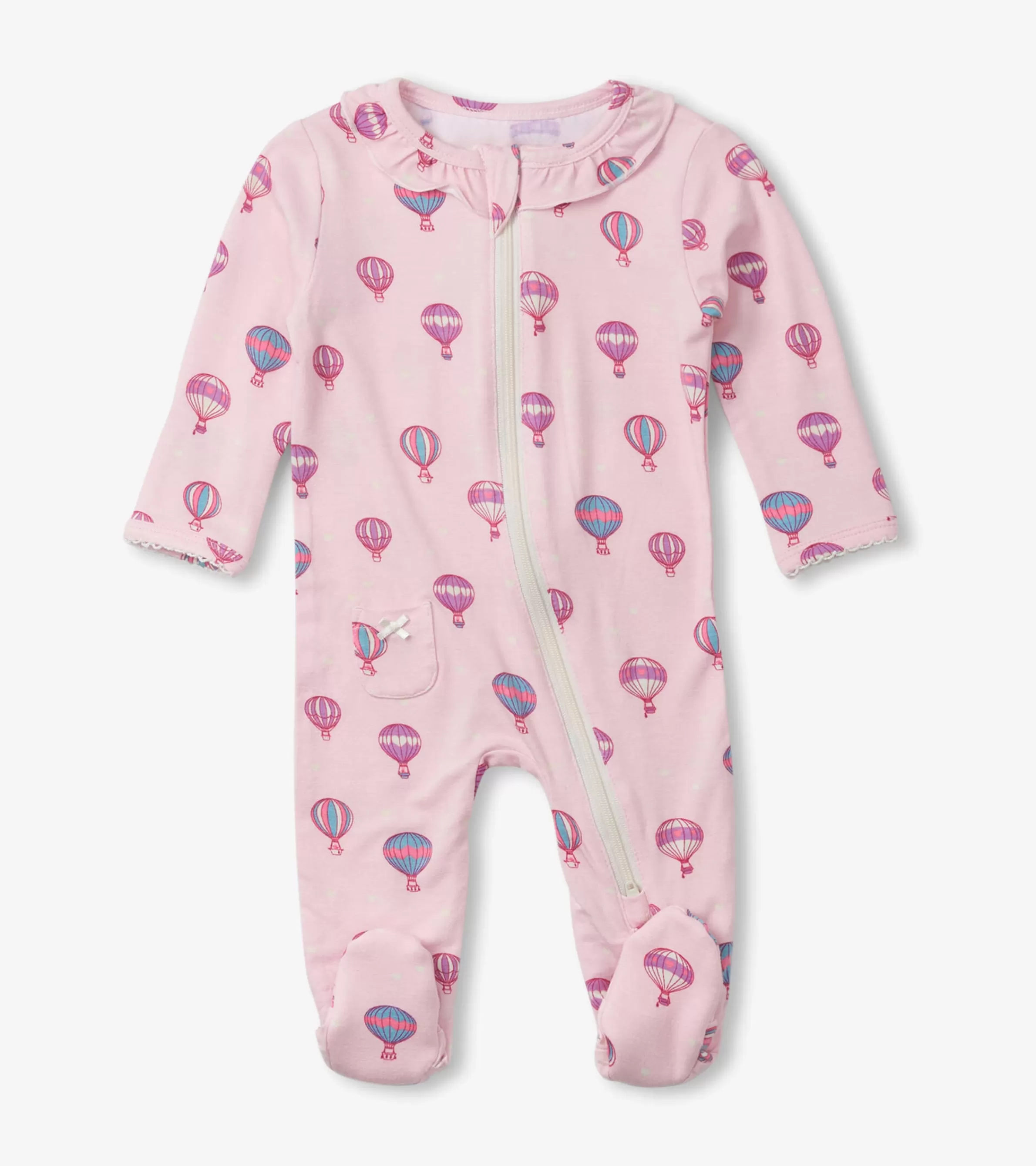 Hatley Sleepwear | Sleepwear*Hot Air Balloons Newborn Ruffle Footed Sleeper