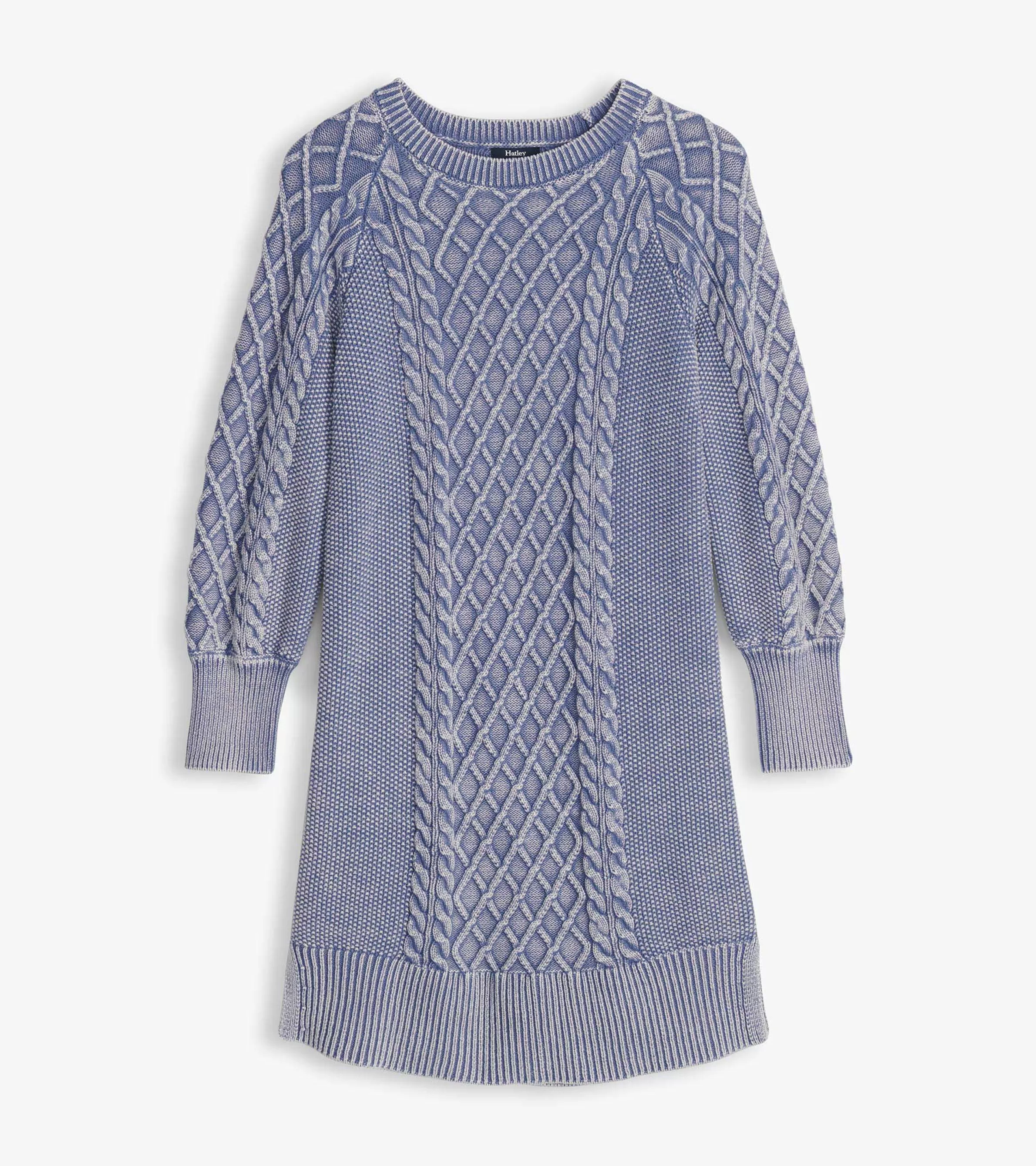 Women Hatley Dresses*Juliet Cable Knit Dress - Bleached Denim