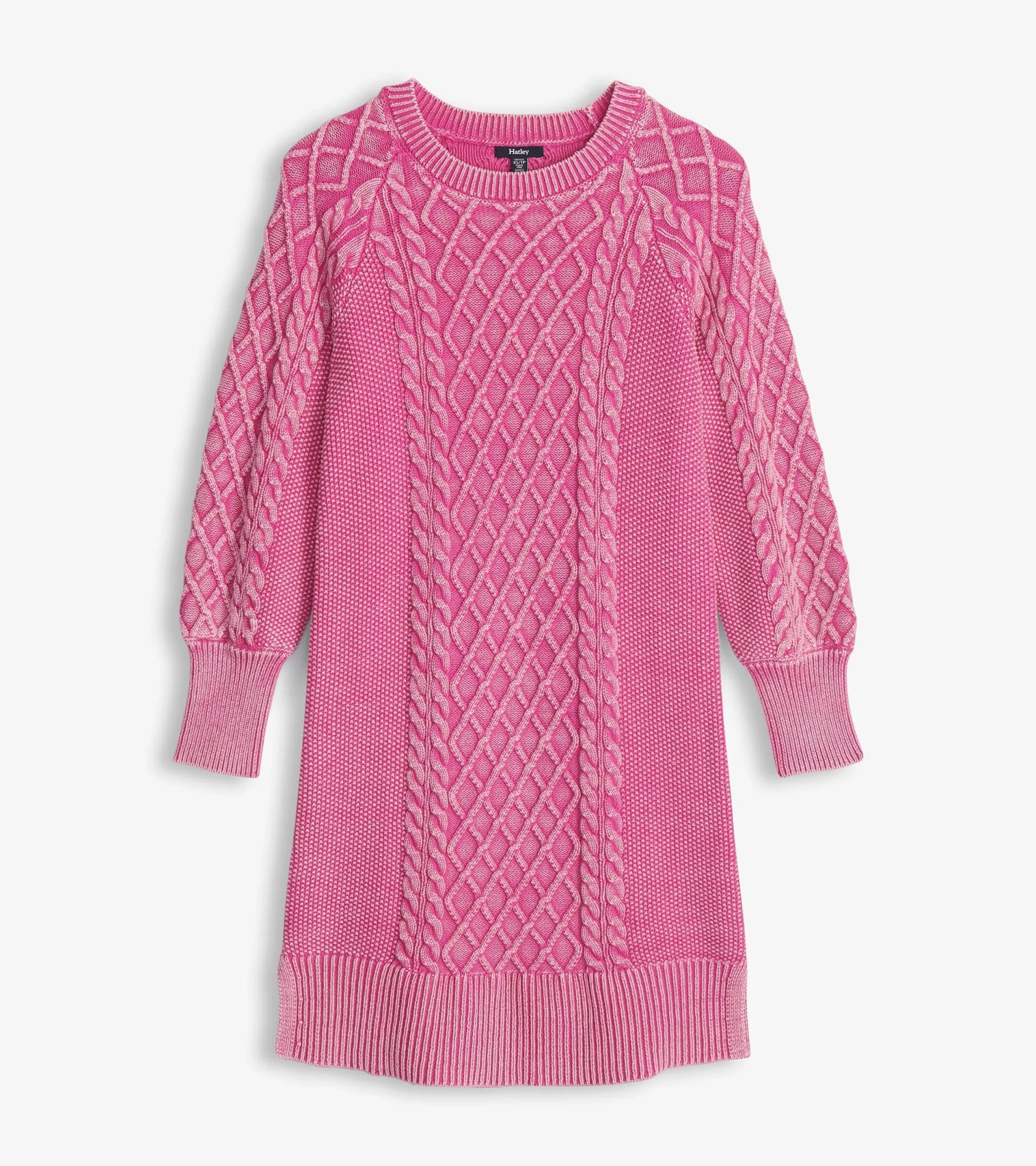 Women Hatley Dresses*Juliet Cable Knit Dress - Raspberry Pink