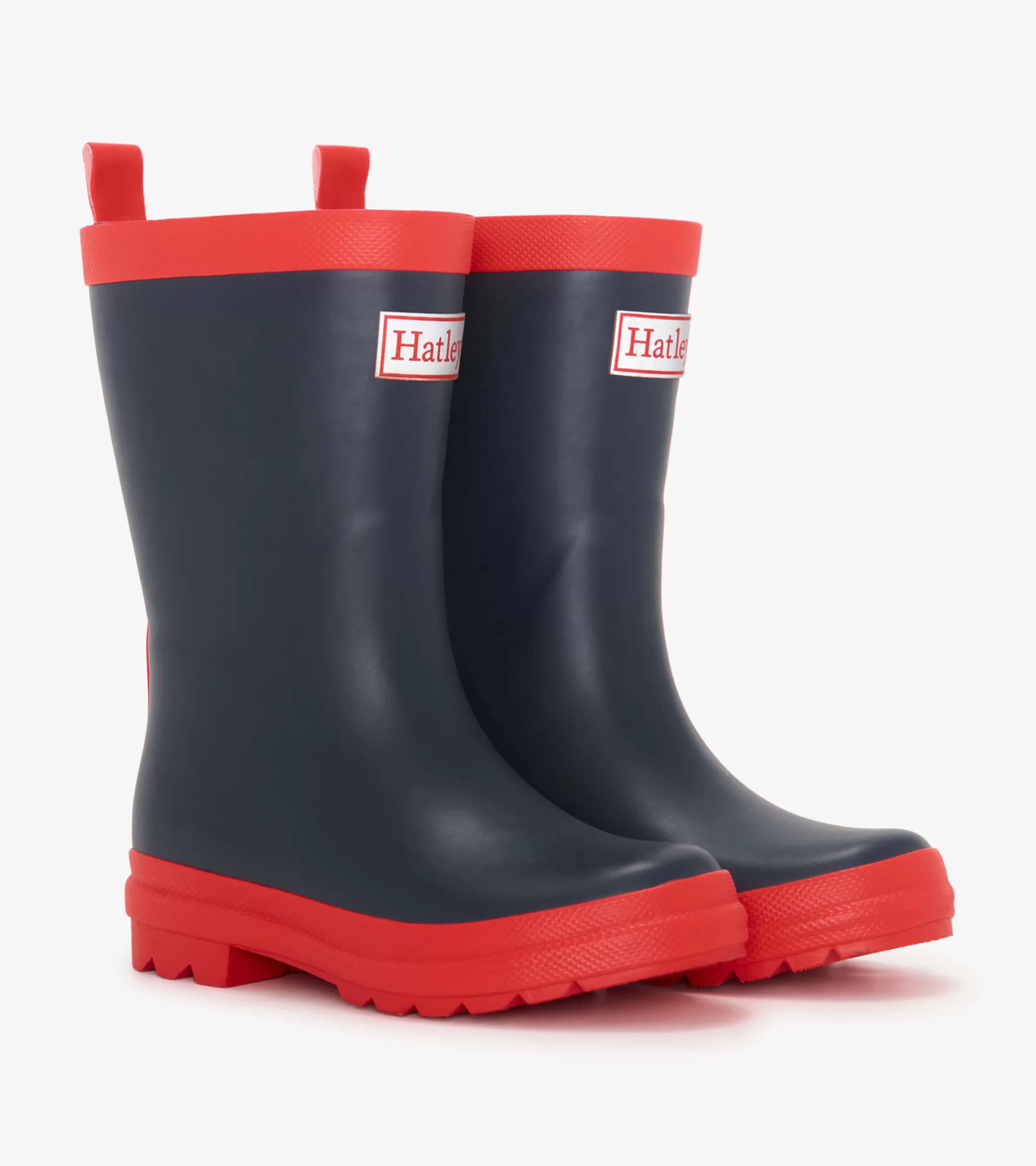 BOY Hatley Rainwear | Rainwear*Kids Navy & Red Matte Rain Boots