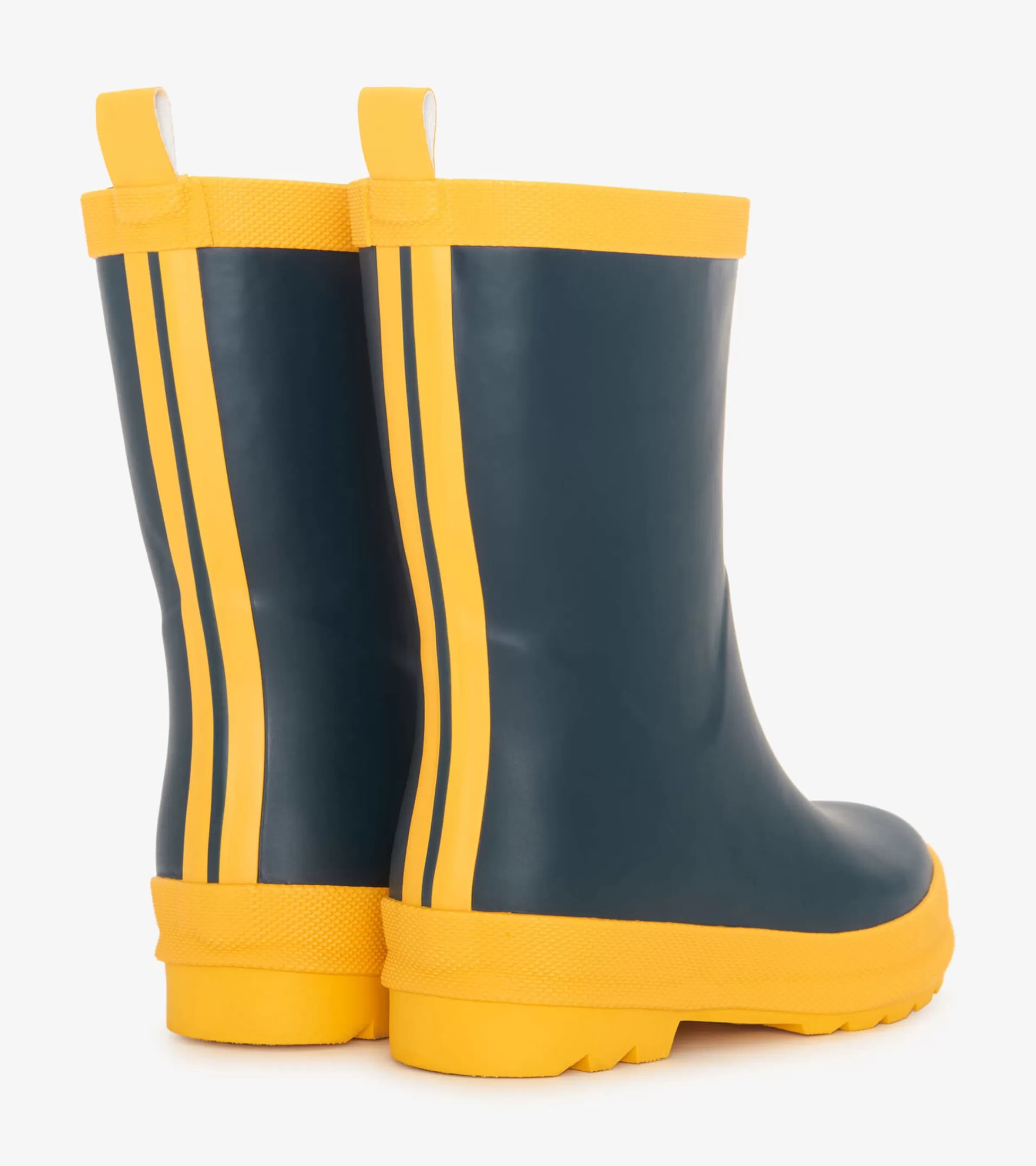 BOY Hatley Rainwear | Rainwear*Kids Navy & Yellow Matte Rain Boots