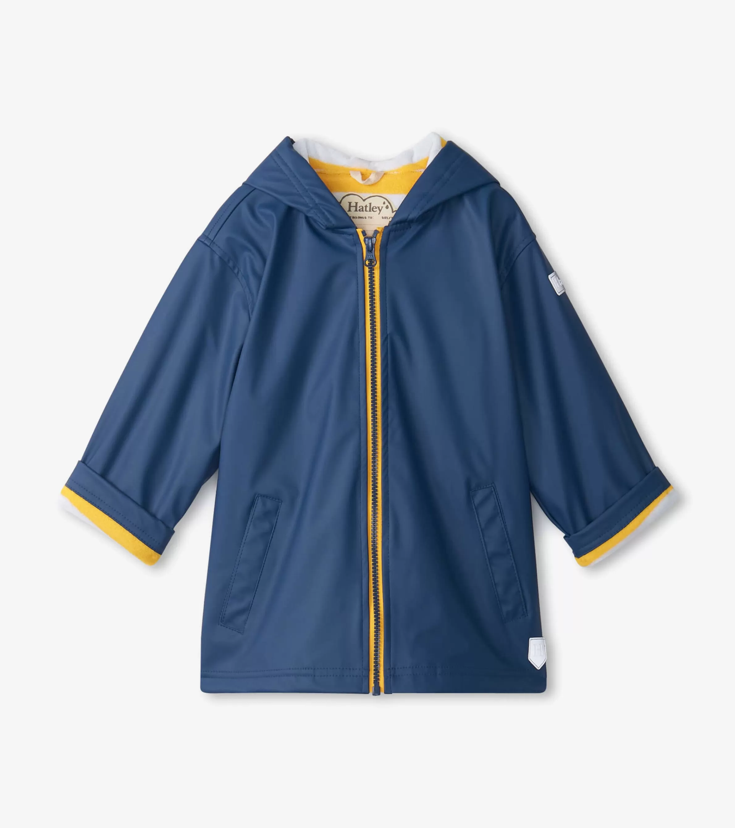 BOY Hatley Rainwear | Rainwear*Kids Navy Zip-Up Rain Jacket