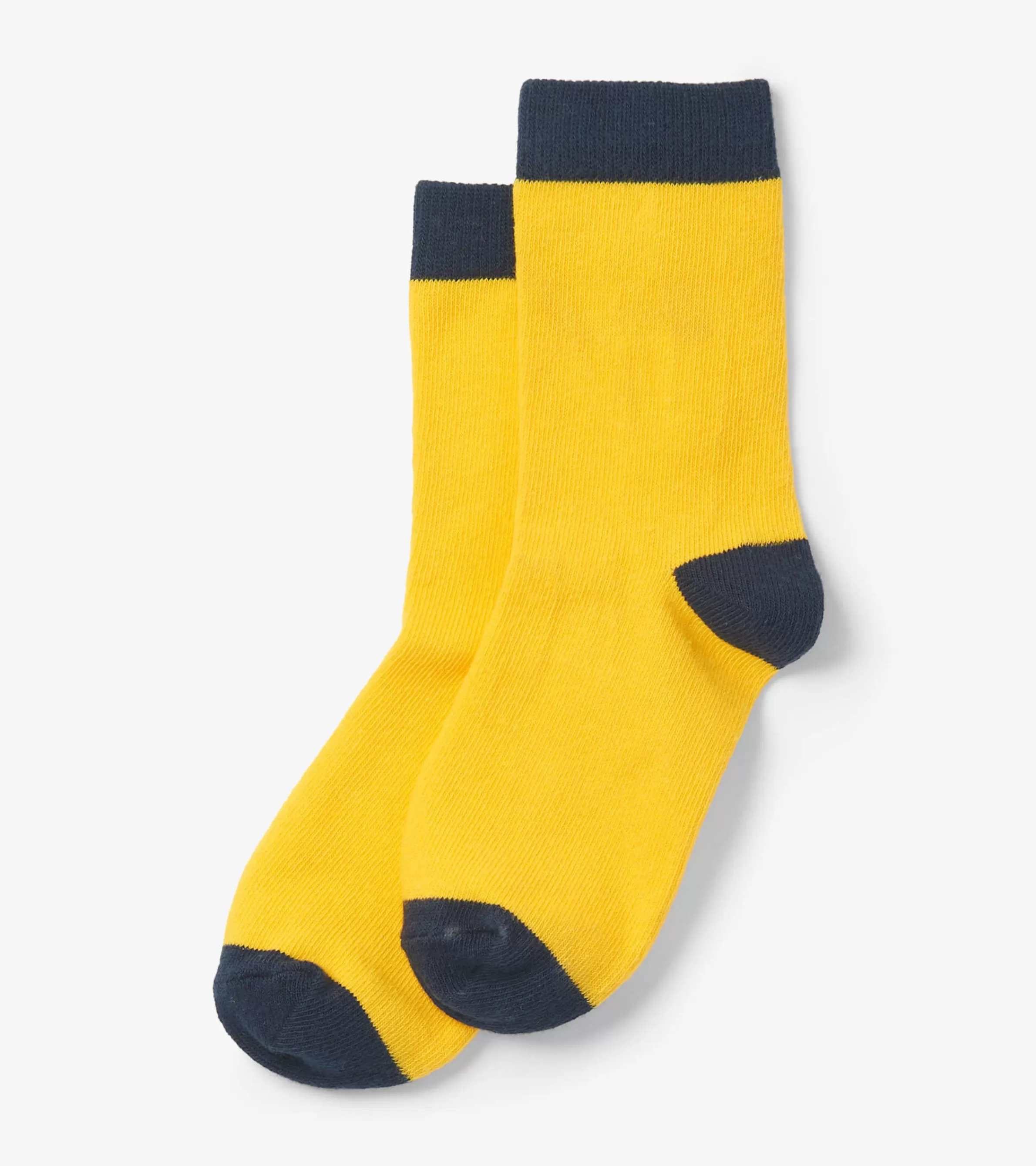 BOY Hatley Footwear | Socks*Kids Yellow & Navy Crew Socks