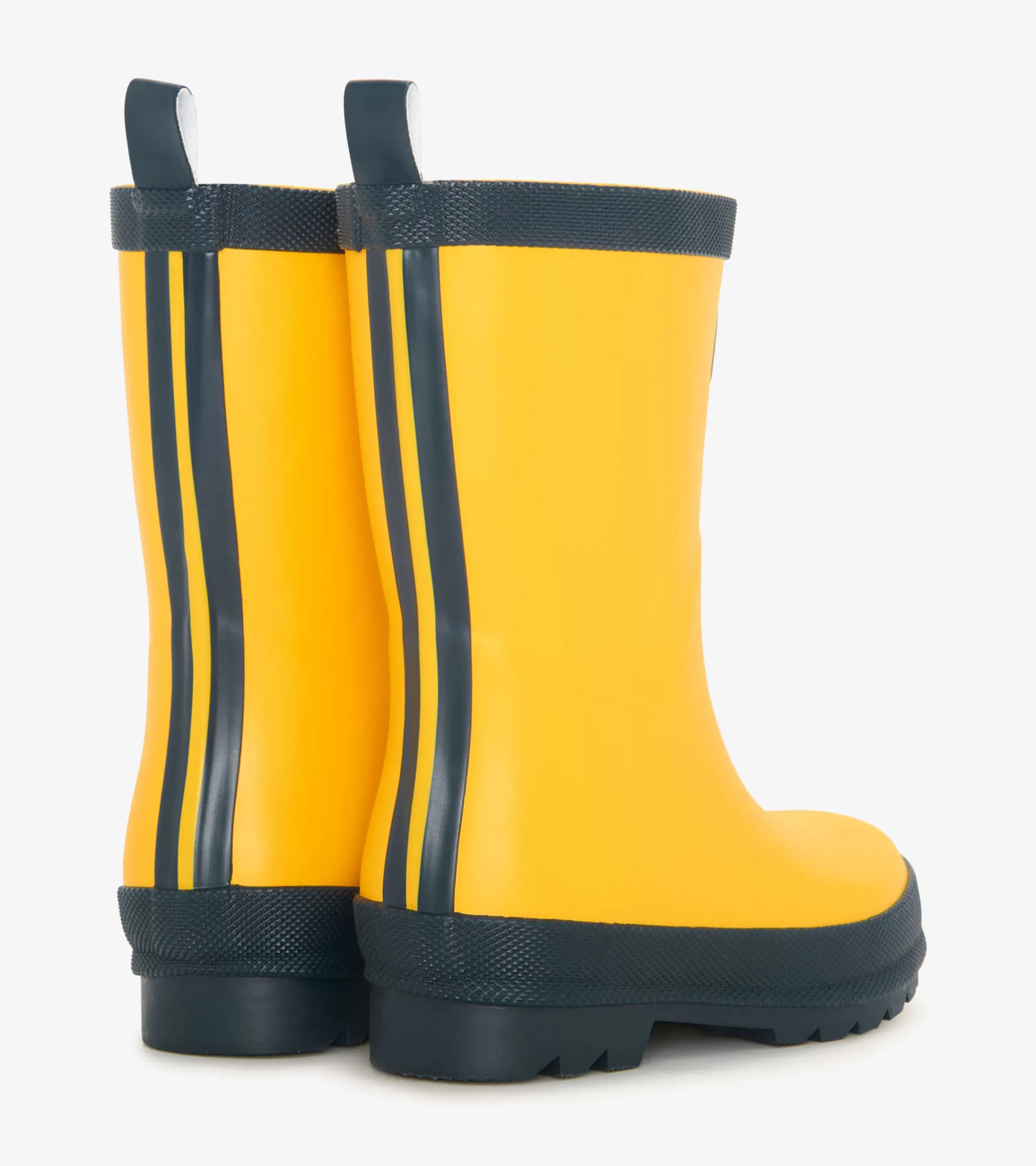 BOY Hatley Rainwear | Rainwear*Kids Yellow & Navy Matte Rain Boots