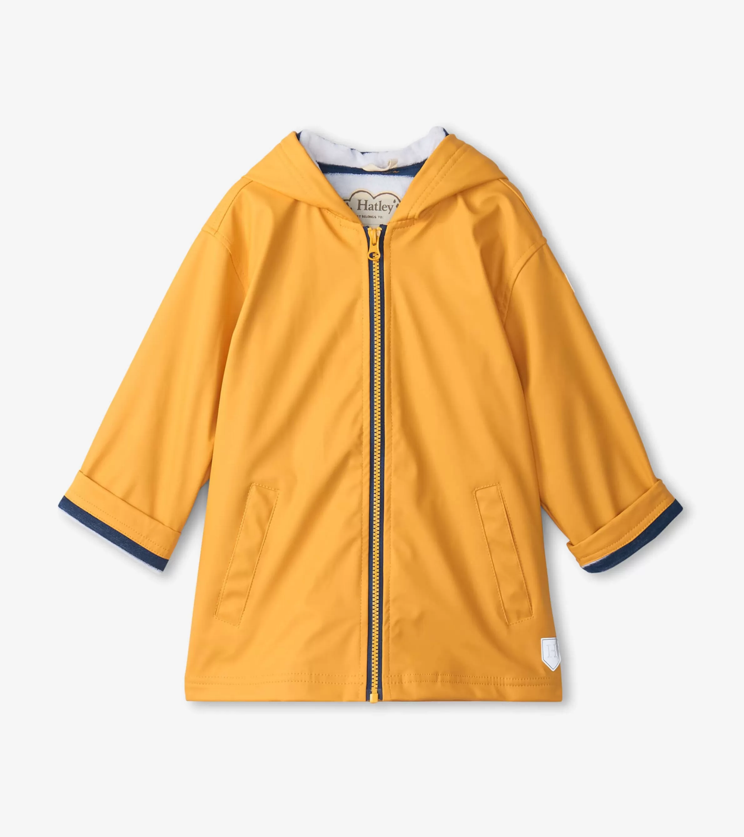 BOY Hatley Rainwear | Rainwear*Kids Yellow Zip-Up Rain Jacket