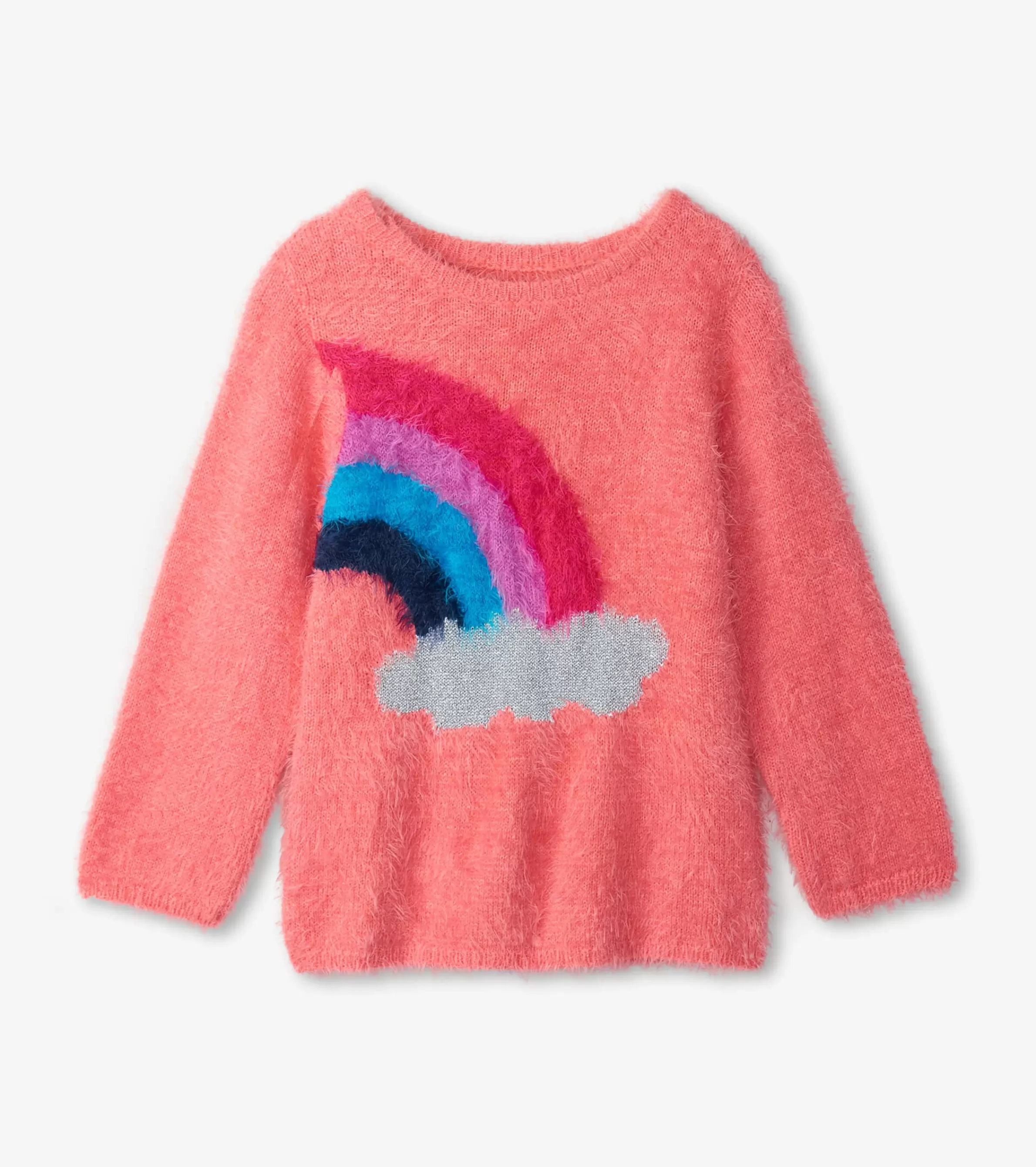 Hatley Sweaters*Magical Rainbow Shimmer Fuzzy Sweater