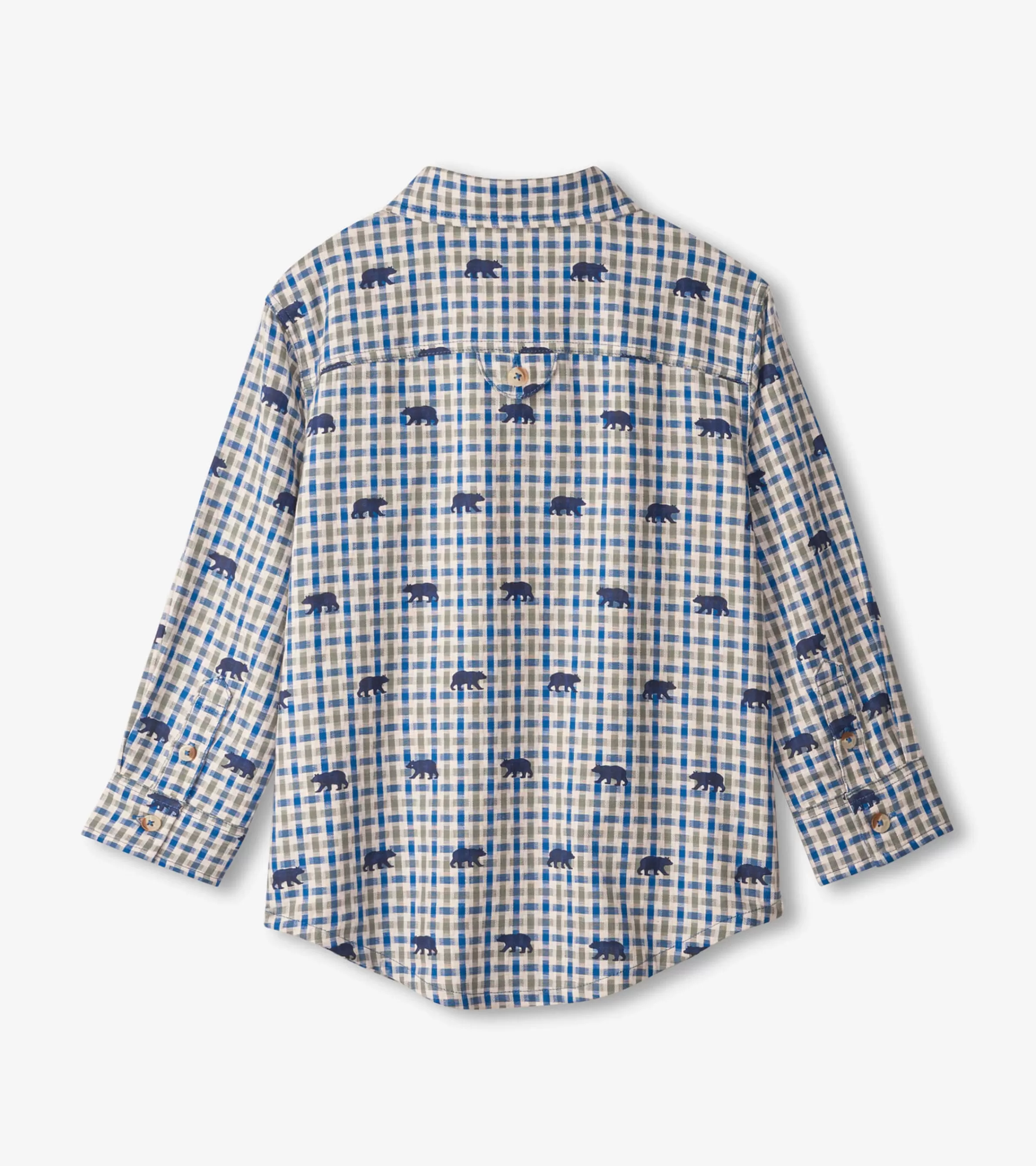 BOY Hatley Tops*Mini Bears Button Down Shirt