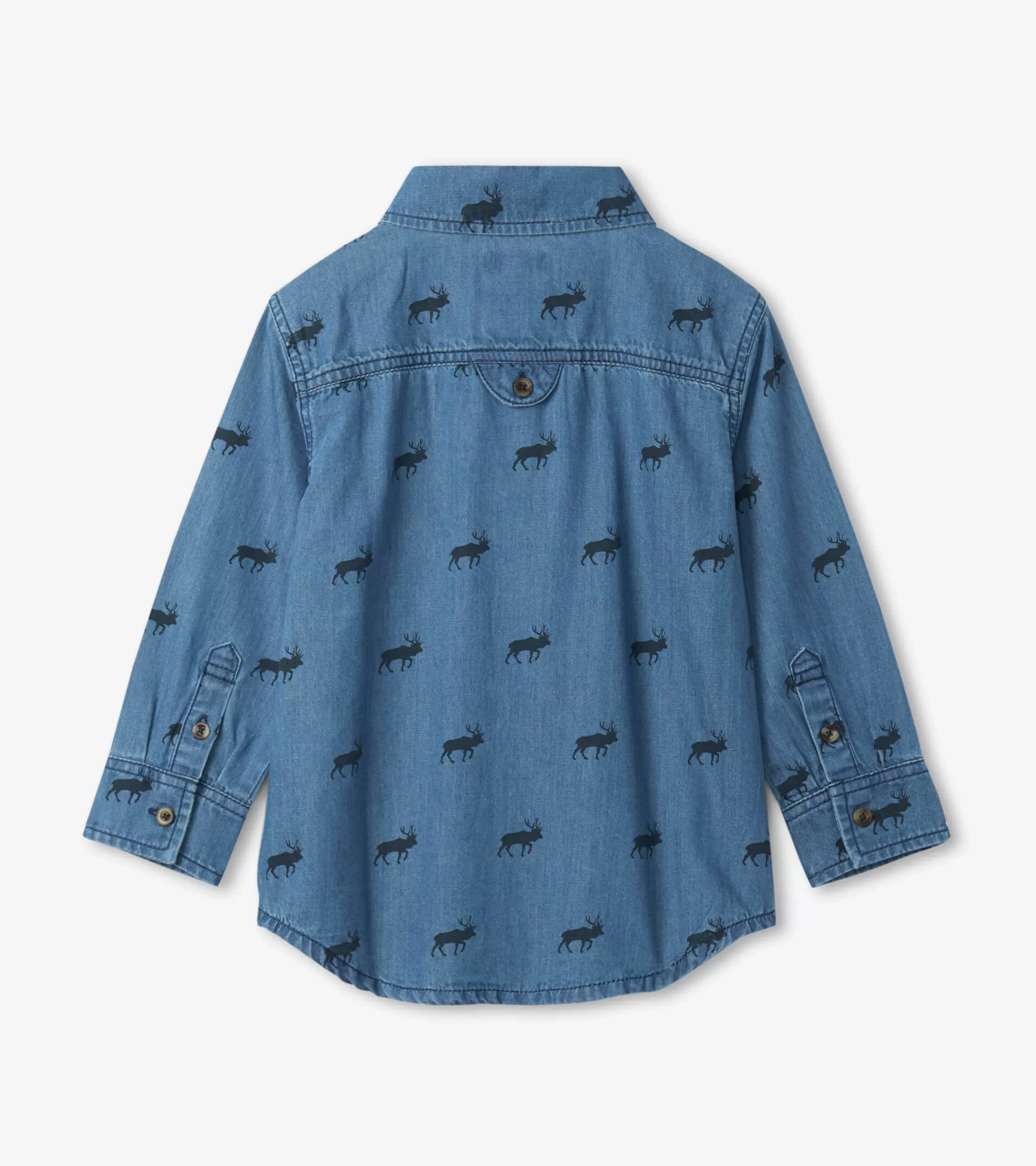 BOY Hatley Tops*Mini Elk Button Down Shirt